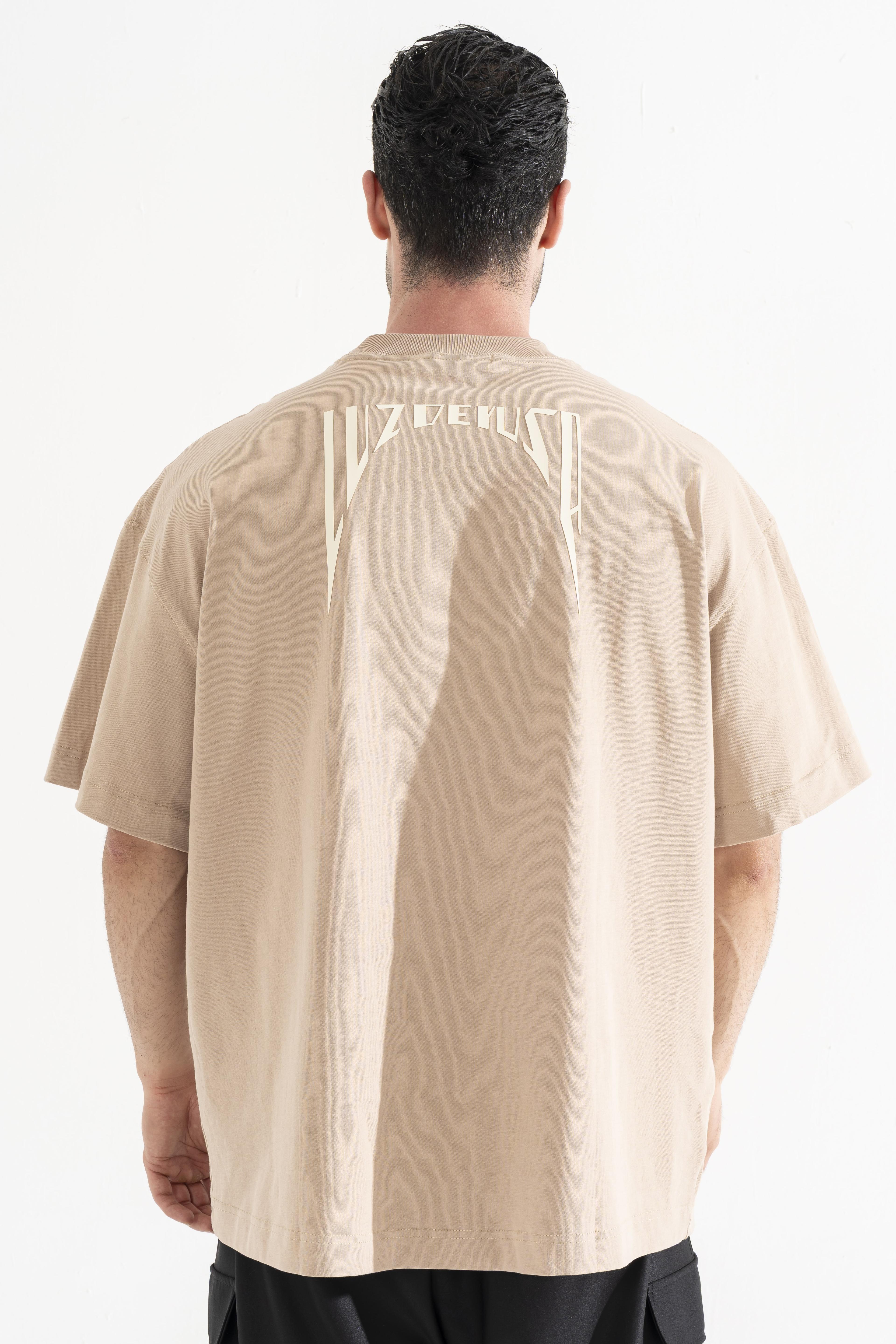Oversize Bej T-Shirt