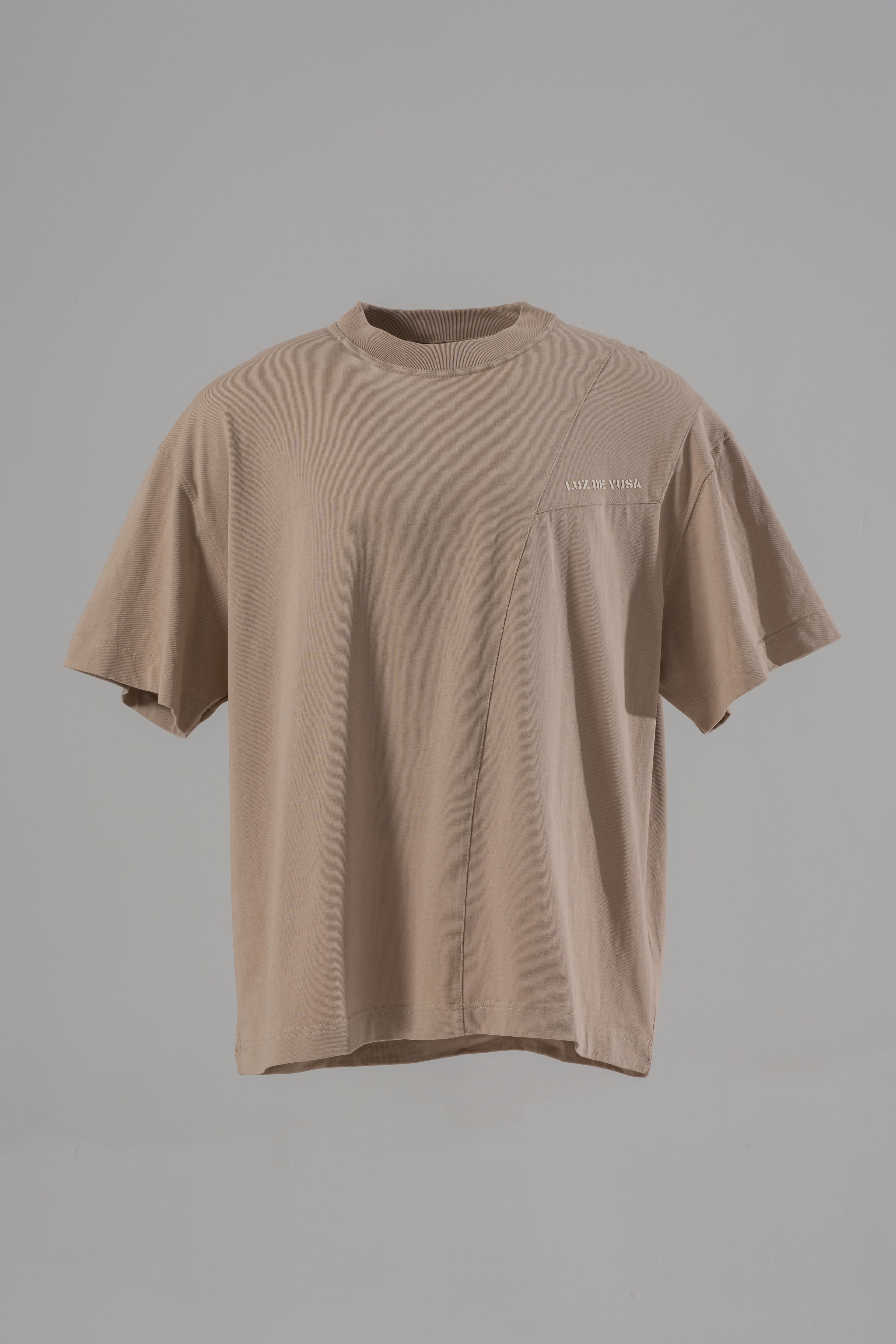 Oversize Bej T-Shirt