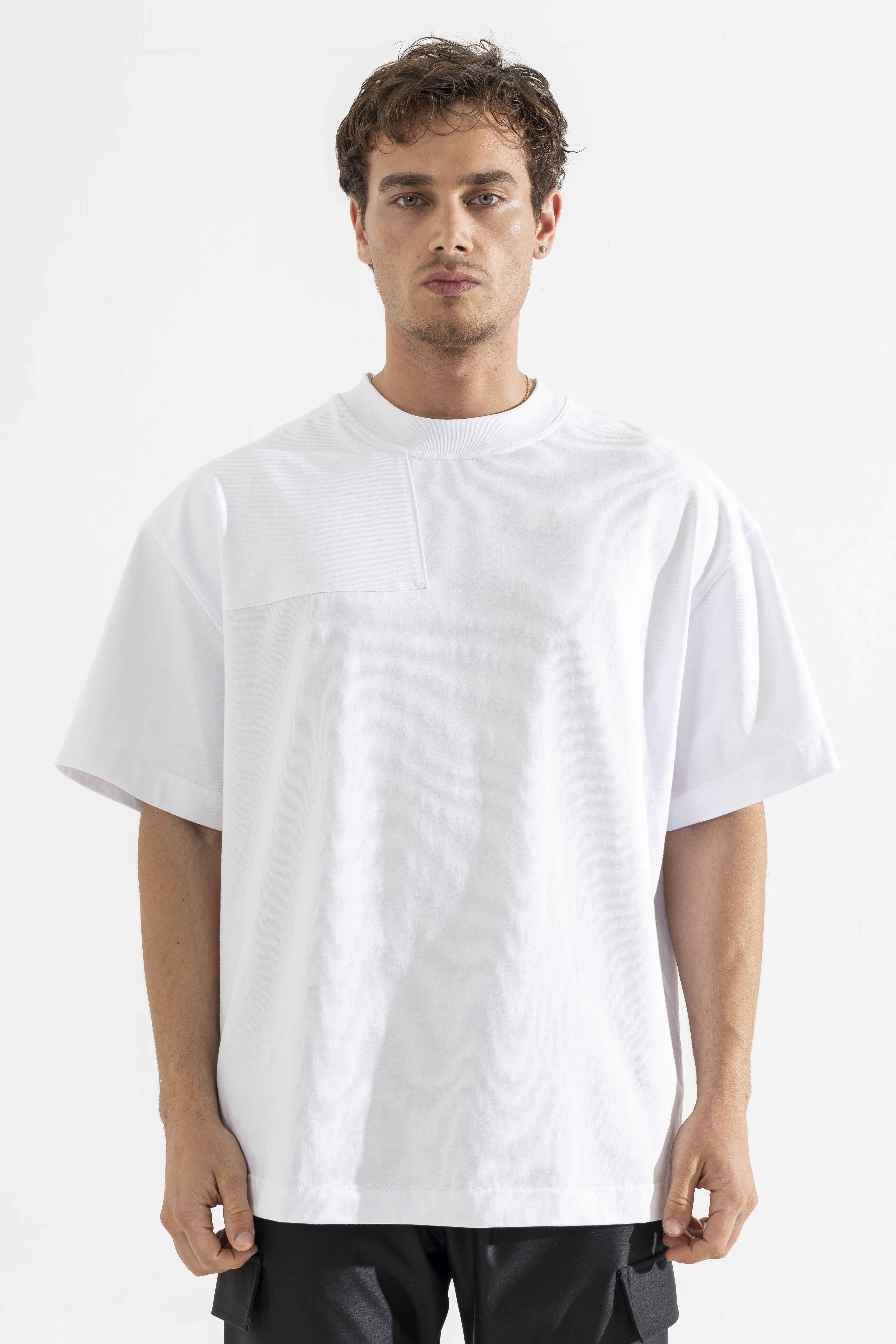 Parçalı Oversize T-Shirt