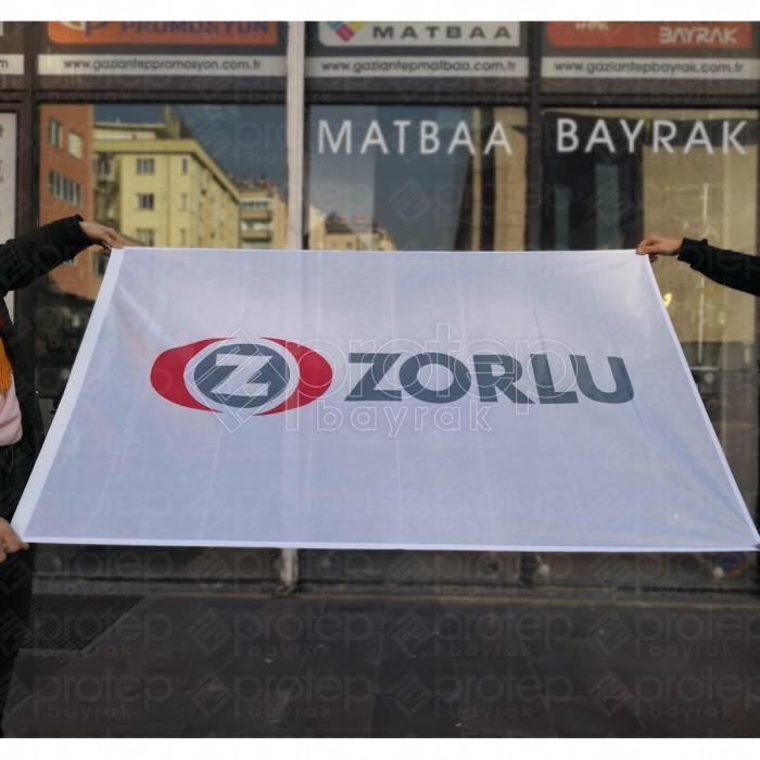 Logolu Bayrak - 70*105 cm