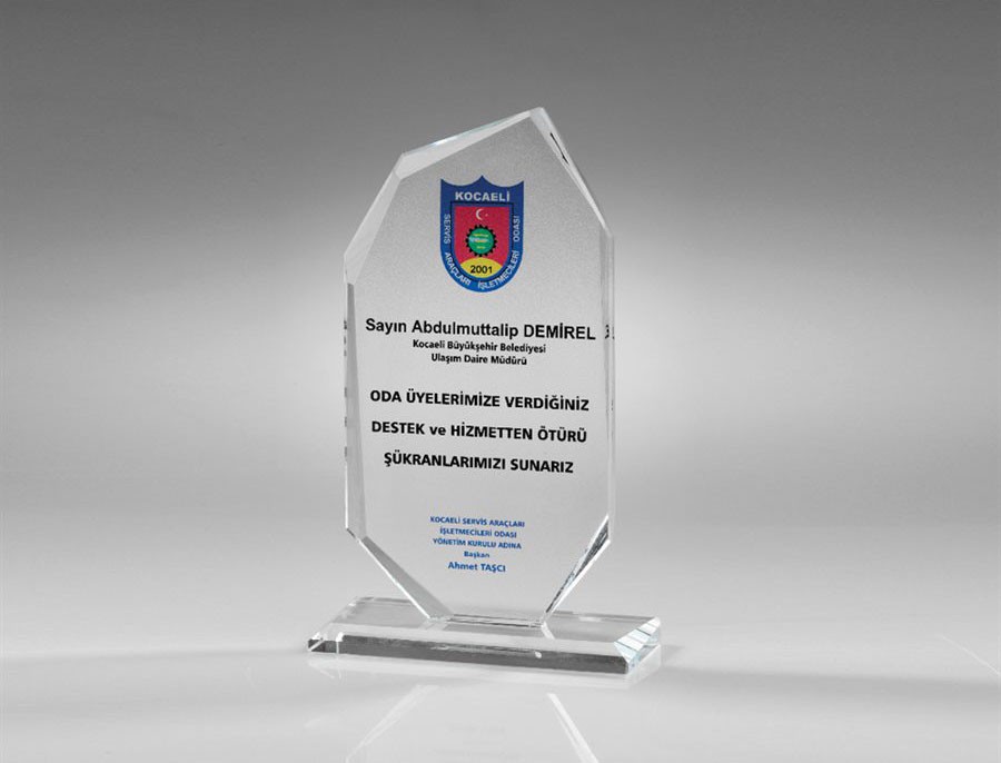 KRİSTAL PLAKET