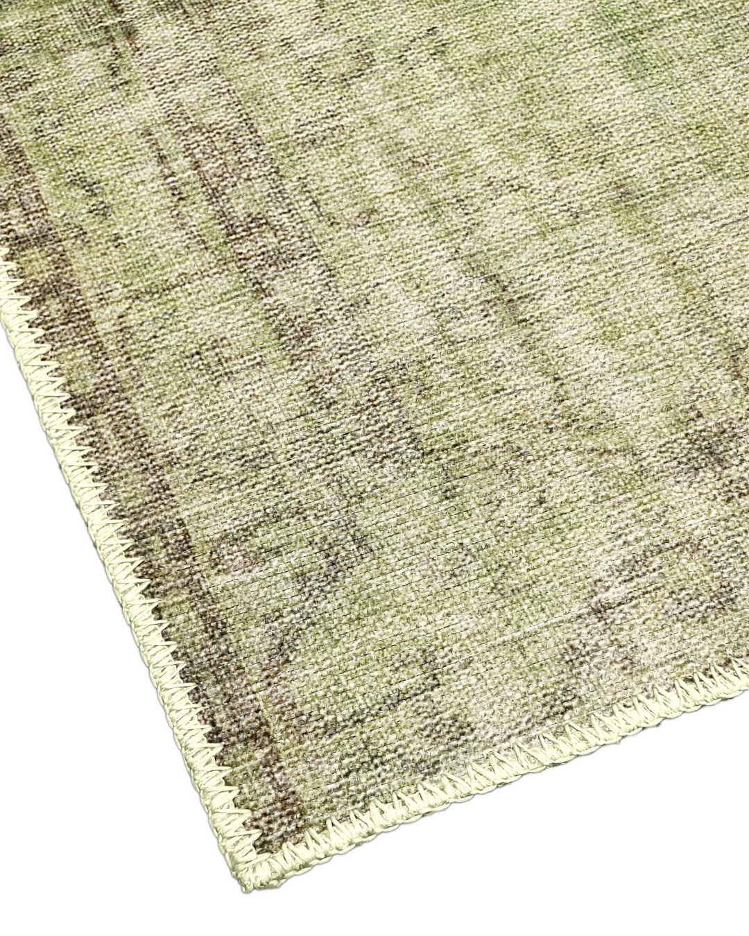 Cascade 99004 Dokuma Taban Yeşil Vintage Halı