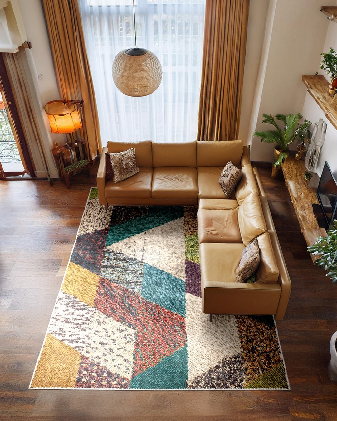 Reve 72005 Dokuma Taban Multi Modern Halı