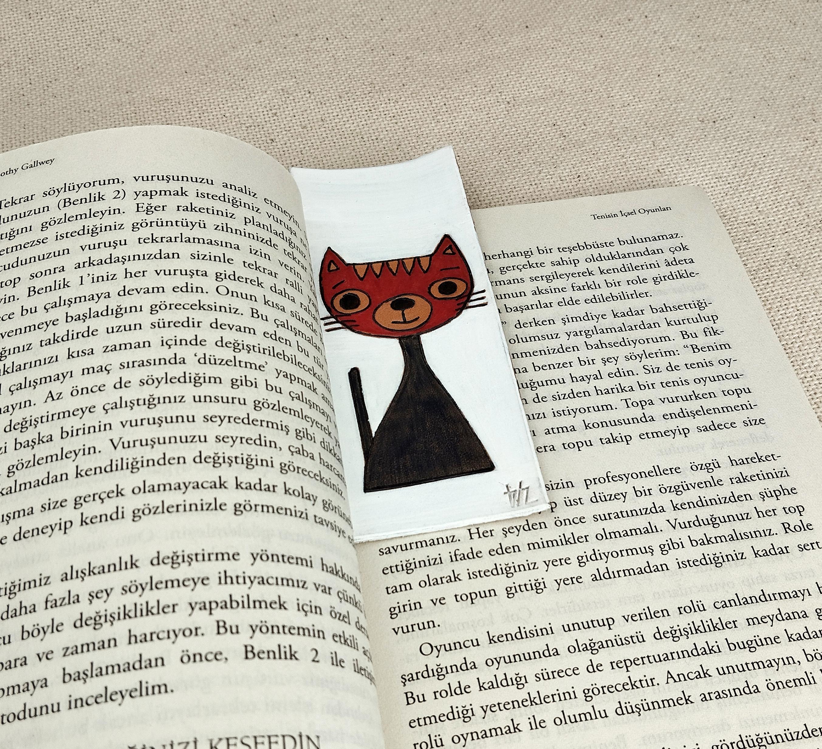 Kitap Ayracı (Kedi)