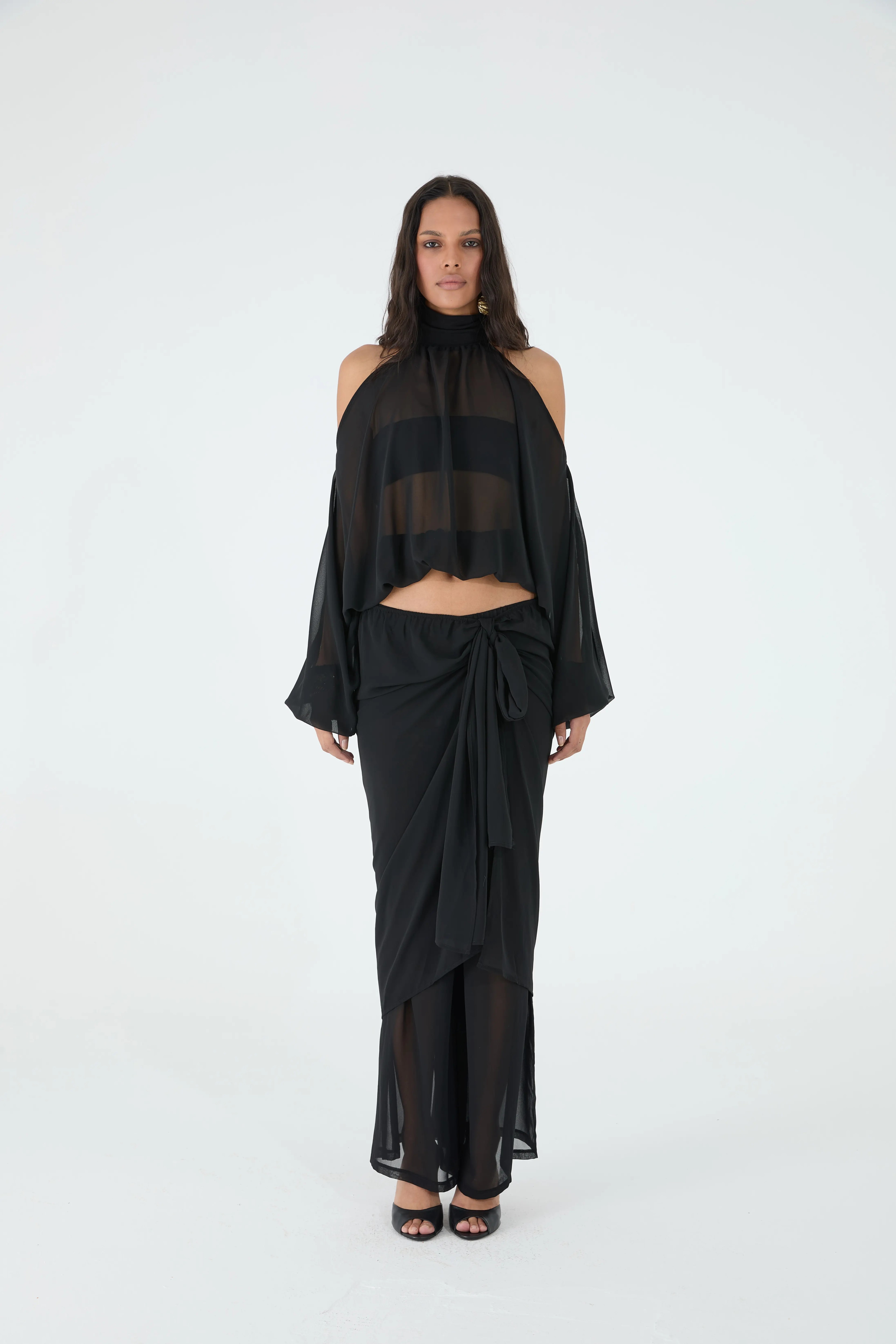 MIRAGE SİYAH BLUZ