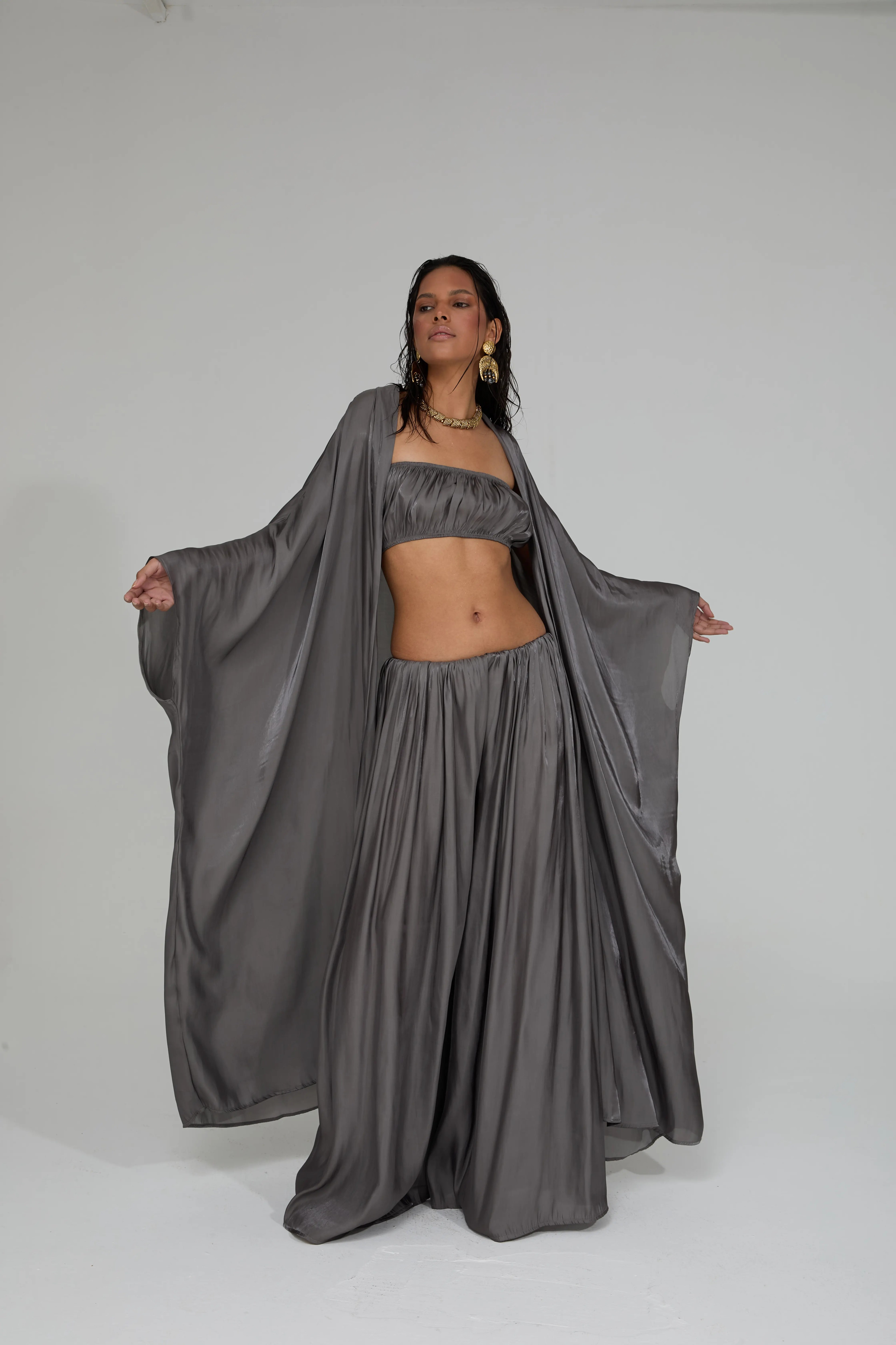 JASMINE GRİ ABAYA