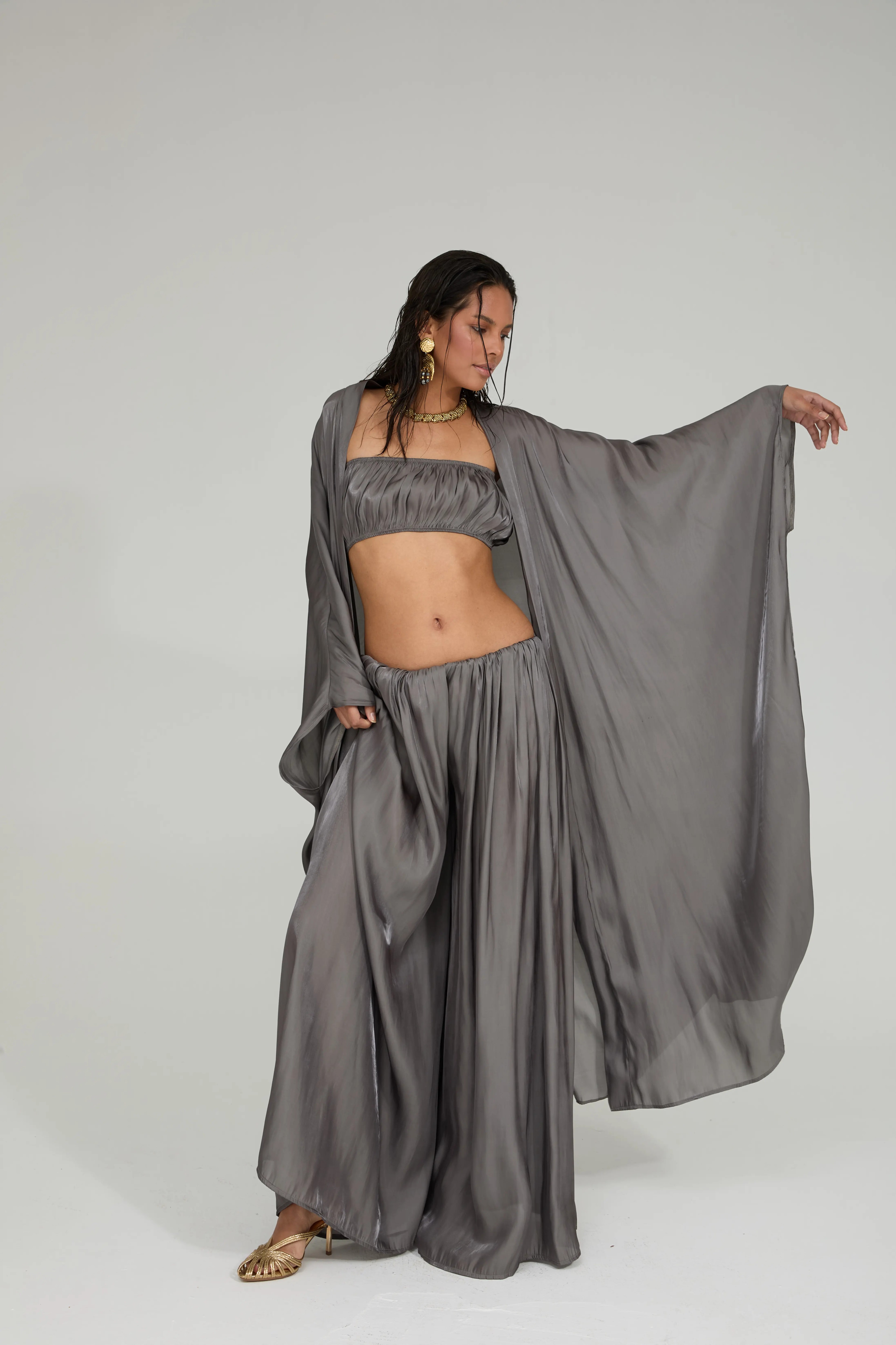 JASMINE GRİ ABAYA