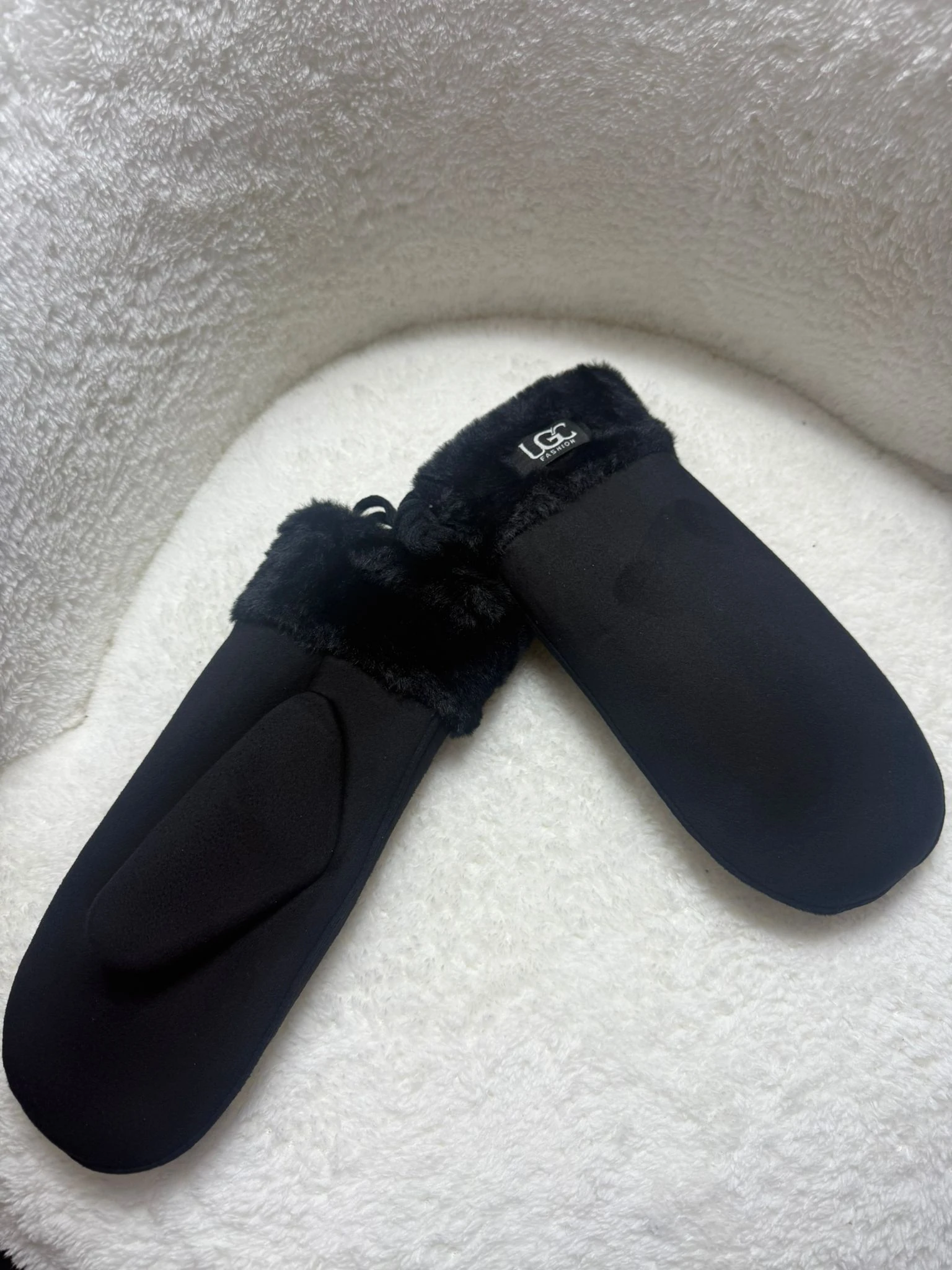 RA8007 Peluş Eldiven Tek Parmak Siyah