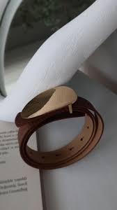 RA9001 Gold Detaylı Oval Kemer