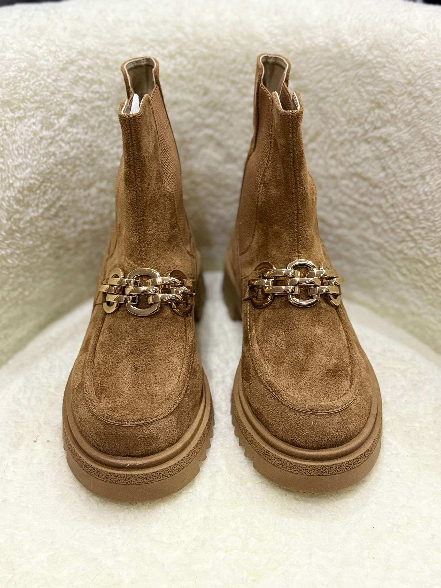 RA8018 Süet Gold Detaylı Bot