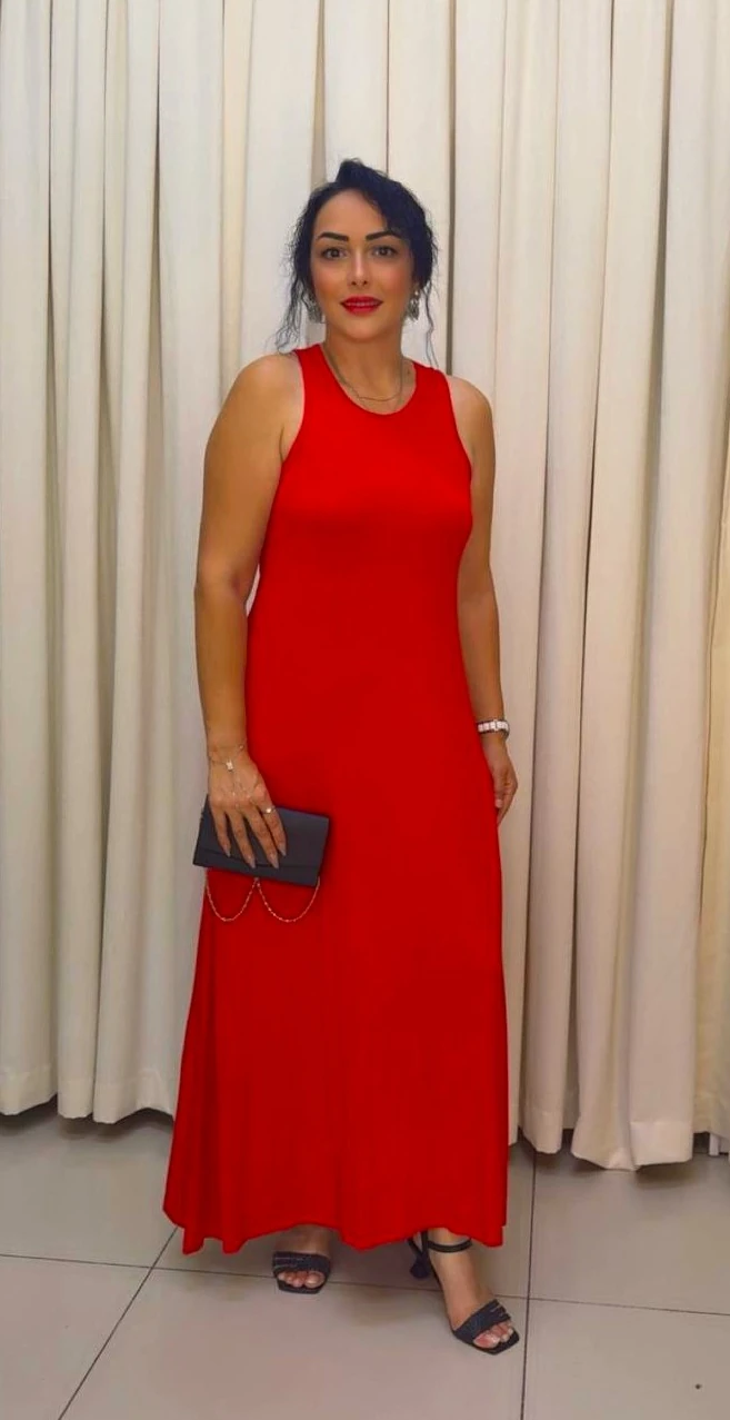 RA5004 Sırt Sporcu Viskon Elbise