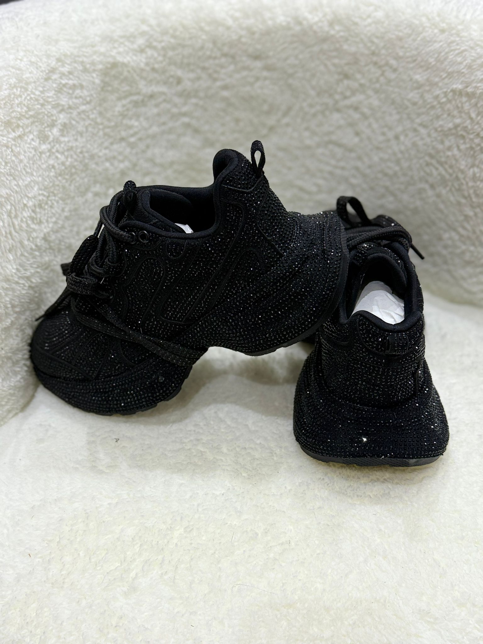 RA8017 Taşlı Spor Siyah