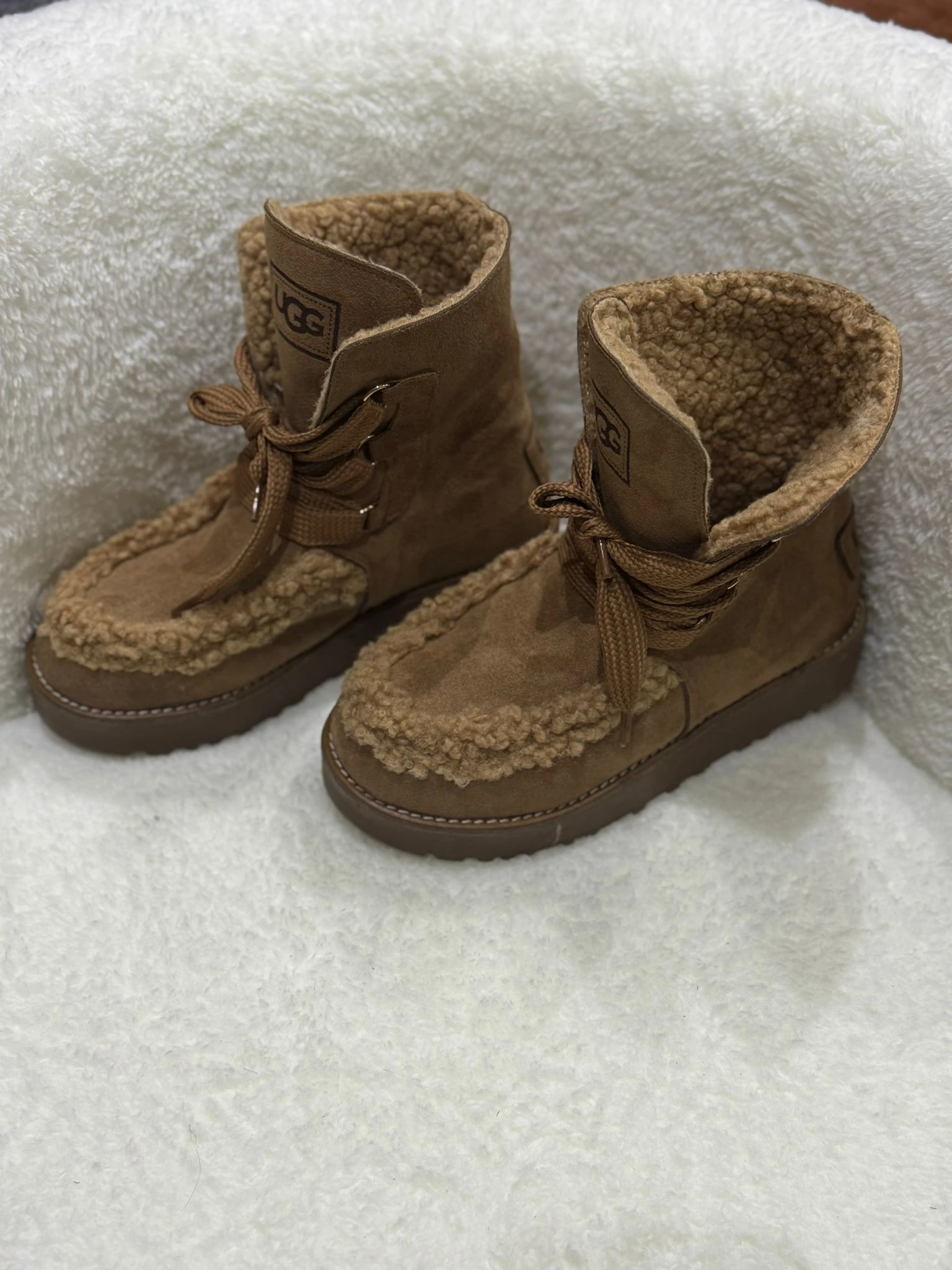 RA8021 Püsküllü Süet Bot Kahve