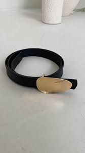 RA9001 Gold Detaylı Oval Kemer