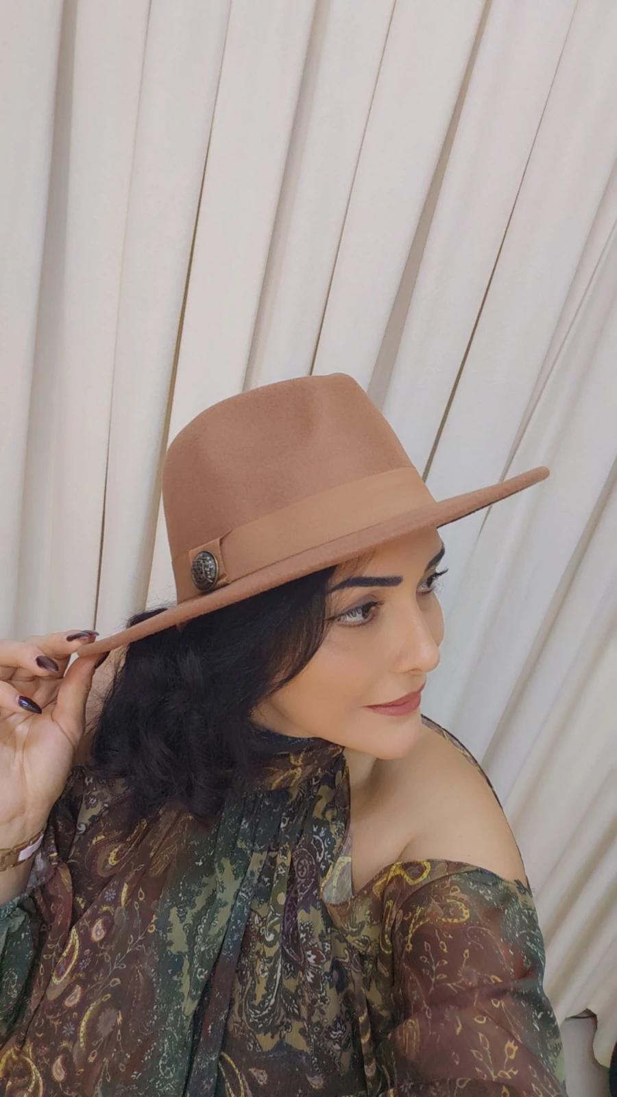 RA9005 Panama Şapka Kahve