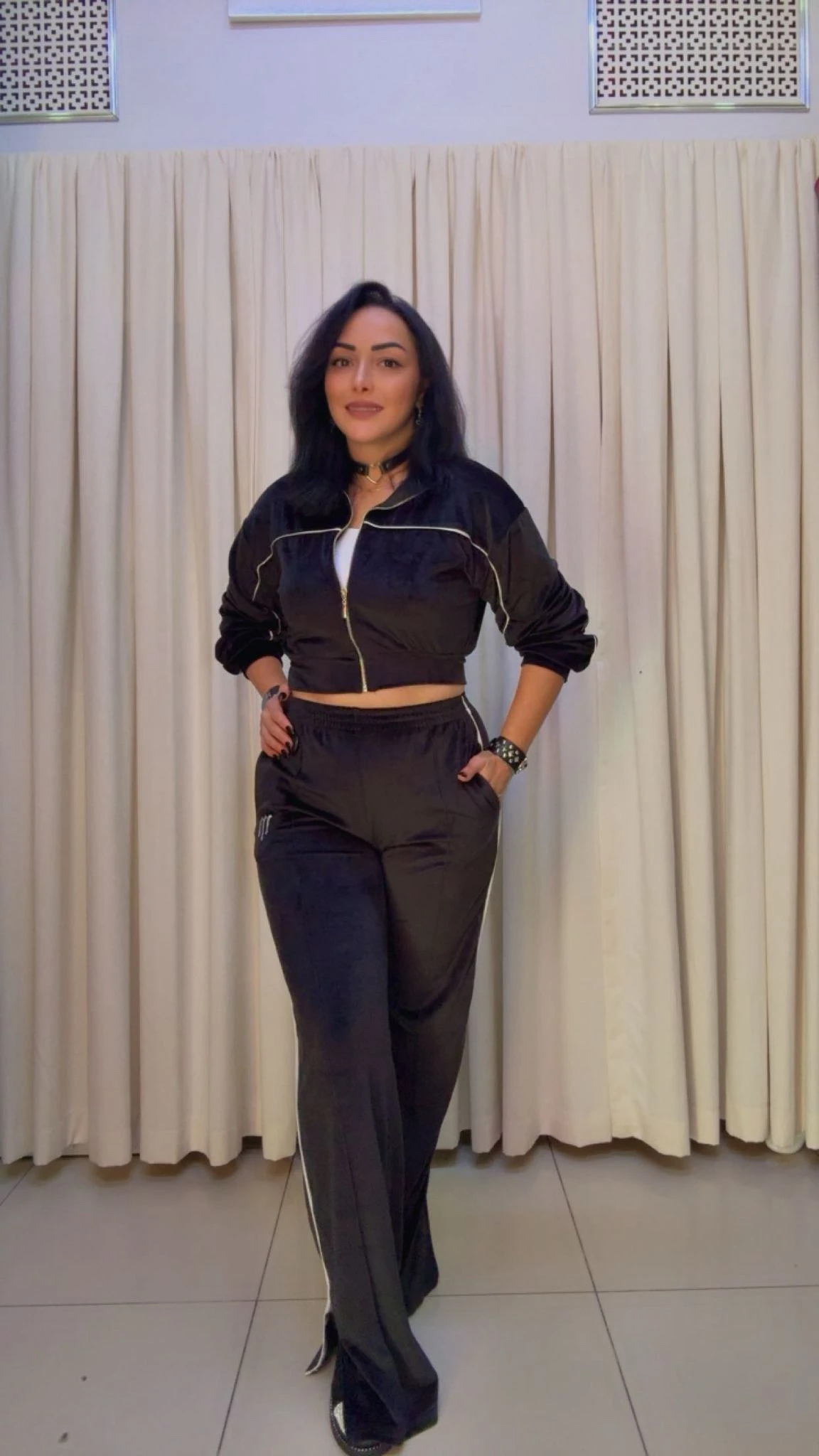 RA1075 Kadife Eşorfman Takım