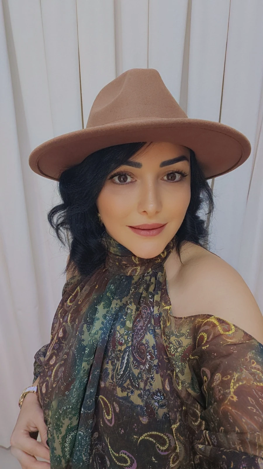 RA9005 Panama Şapka Kahve