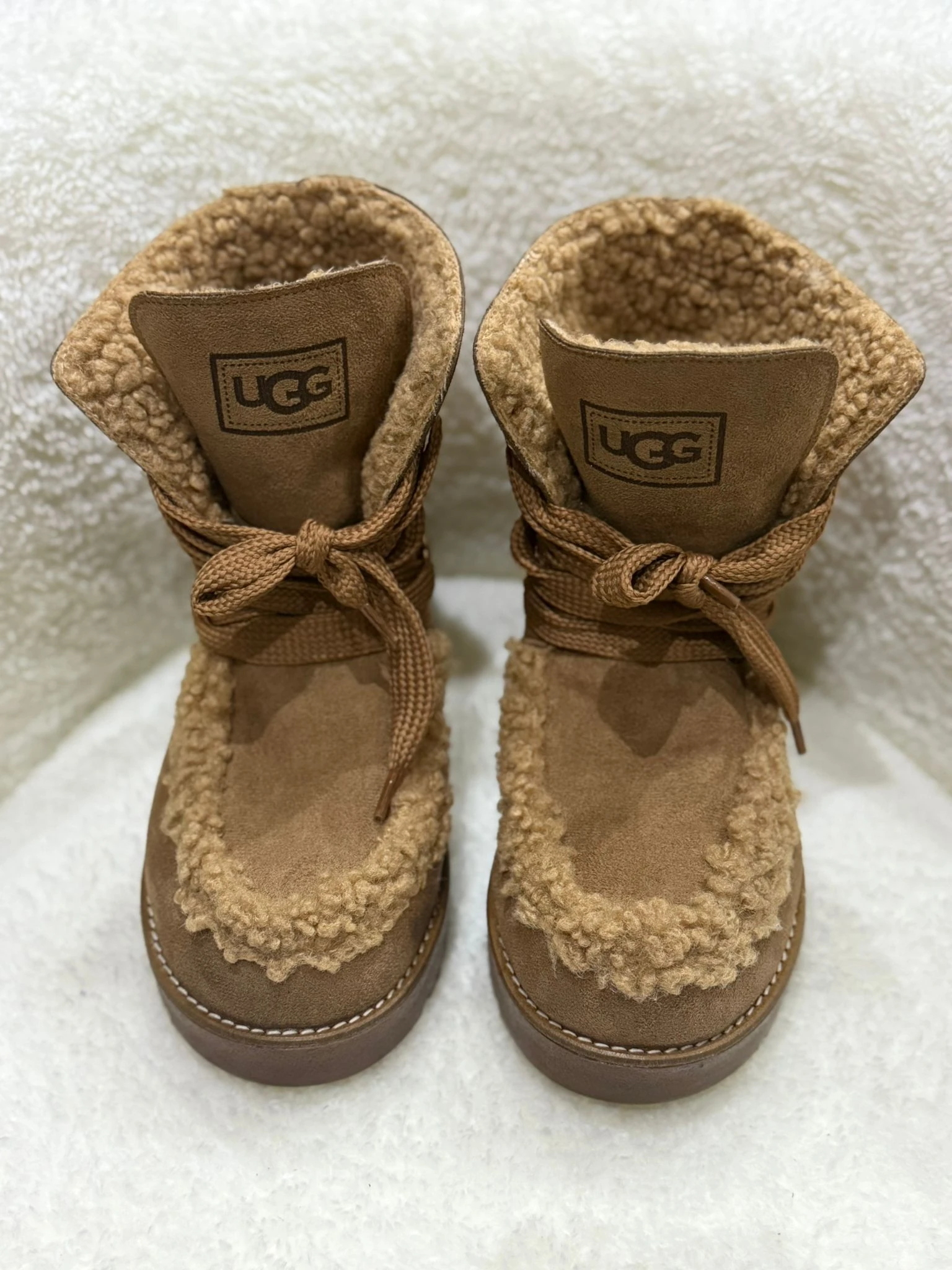 RA8021 Püsküllü Süet Bot Kahve