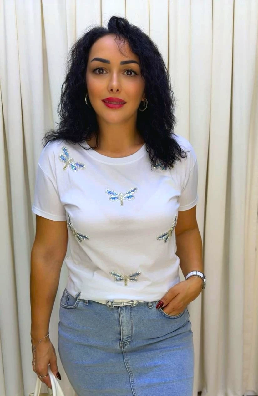 RA1005 Yusufcuk Taşlı T-shirt