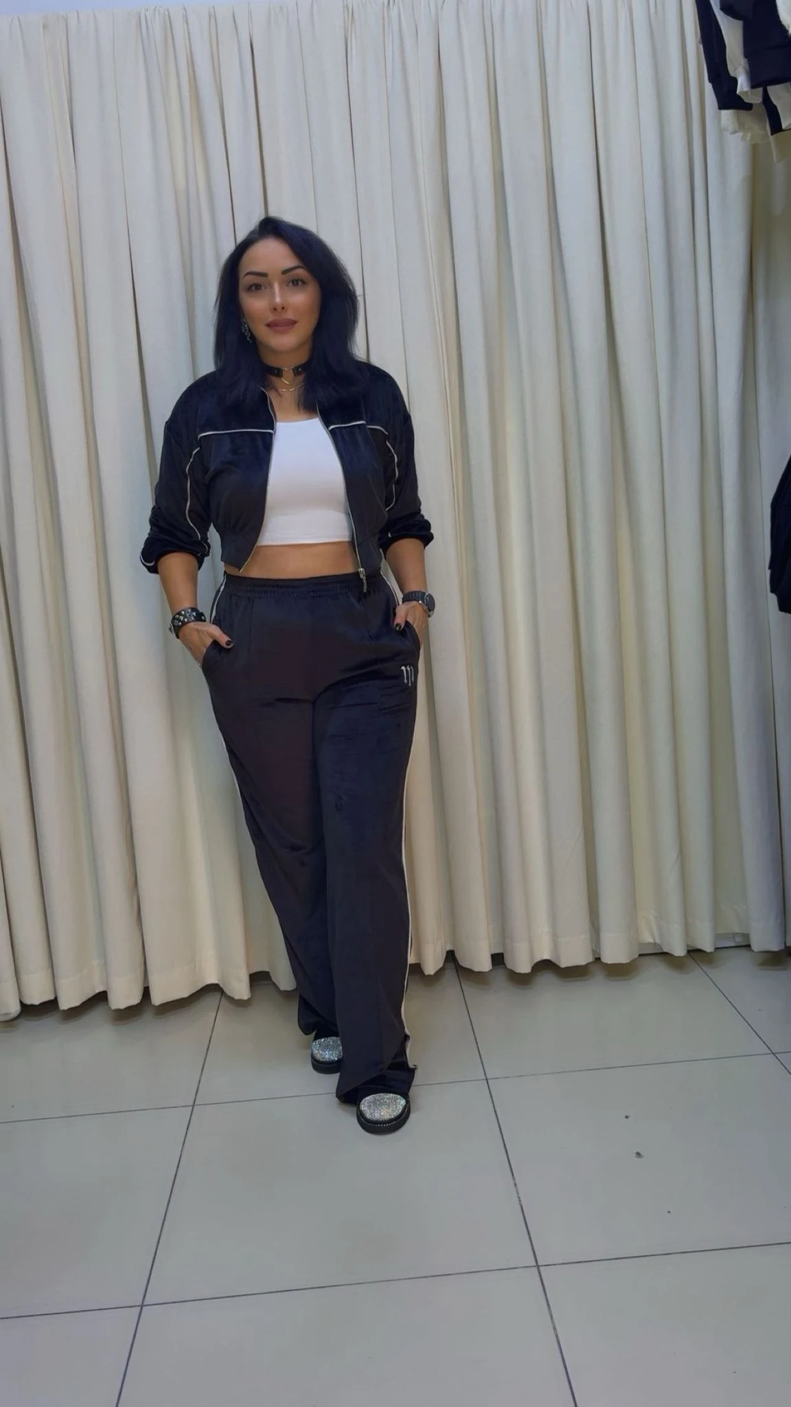 RA1075 Kadife Eşorfman Takım