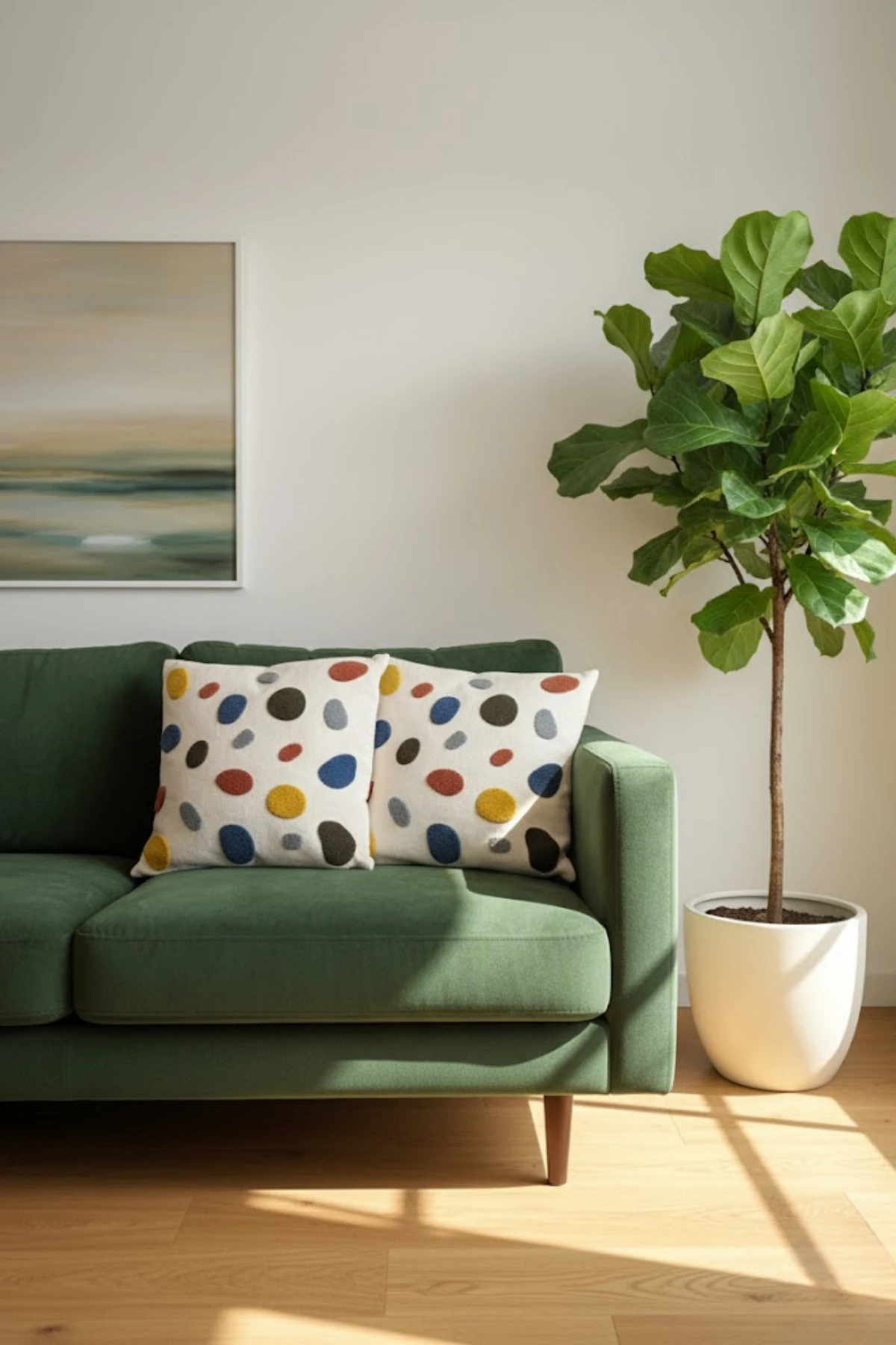 Modern Tasarım Punch İşlemeli Dekoratif 2'li Kırlent Kılıfı - Çakıl Taşı Desen