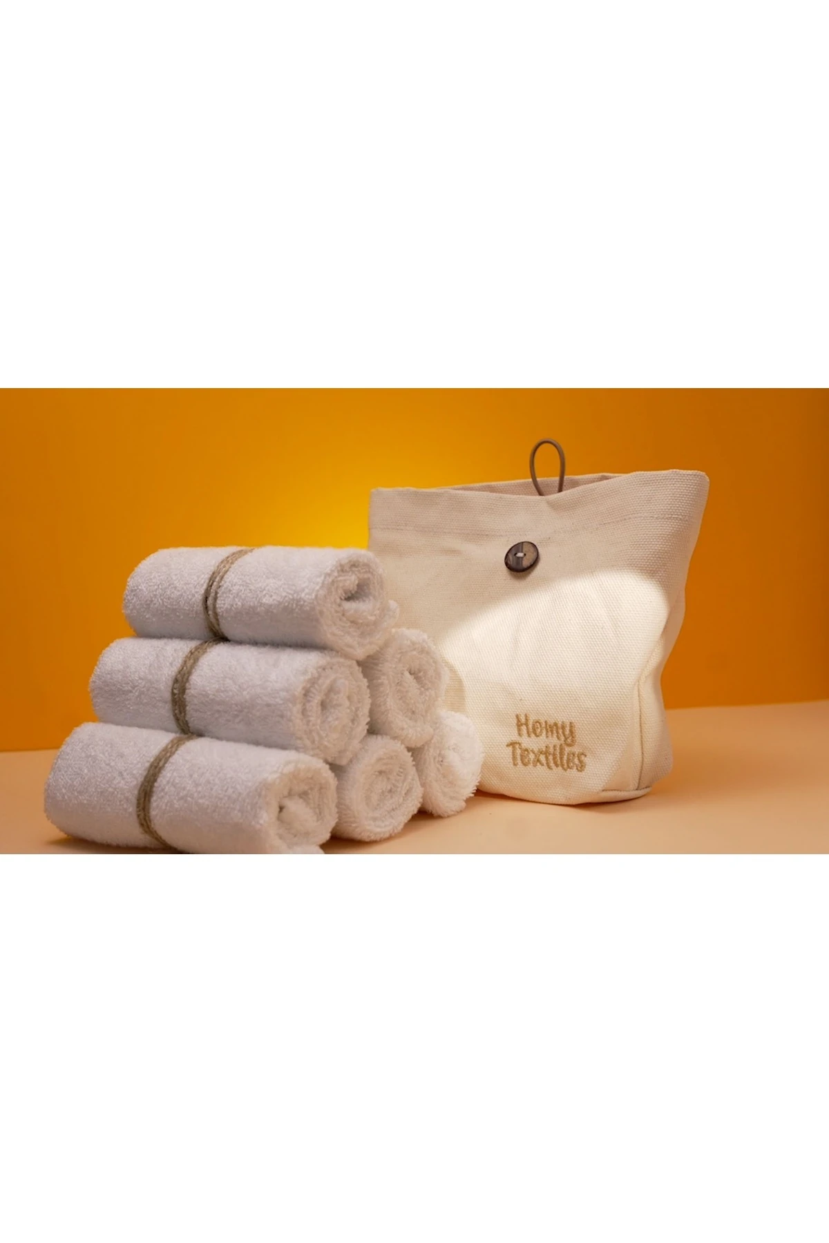 Organik Bambu 6'lı Yıkanabilir Makyaj Temizleme Havlusu Bebek Ağız Bezi Çanta Hediyeli