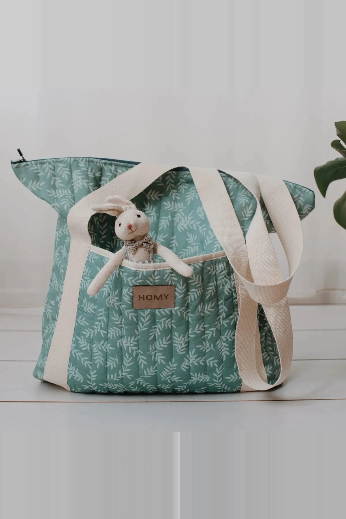 Textiles Anne Bebek Bakım Çantası Geniş Hacim Bölmeli Makinada Yıkanabilir