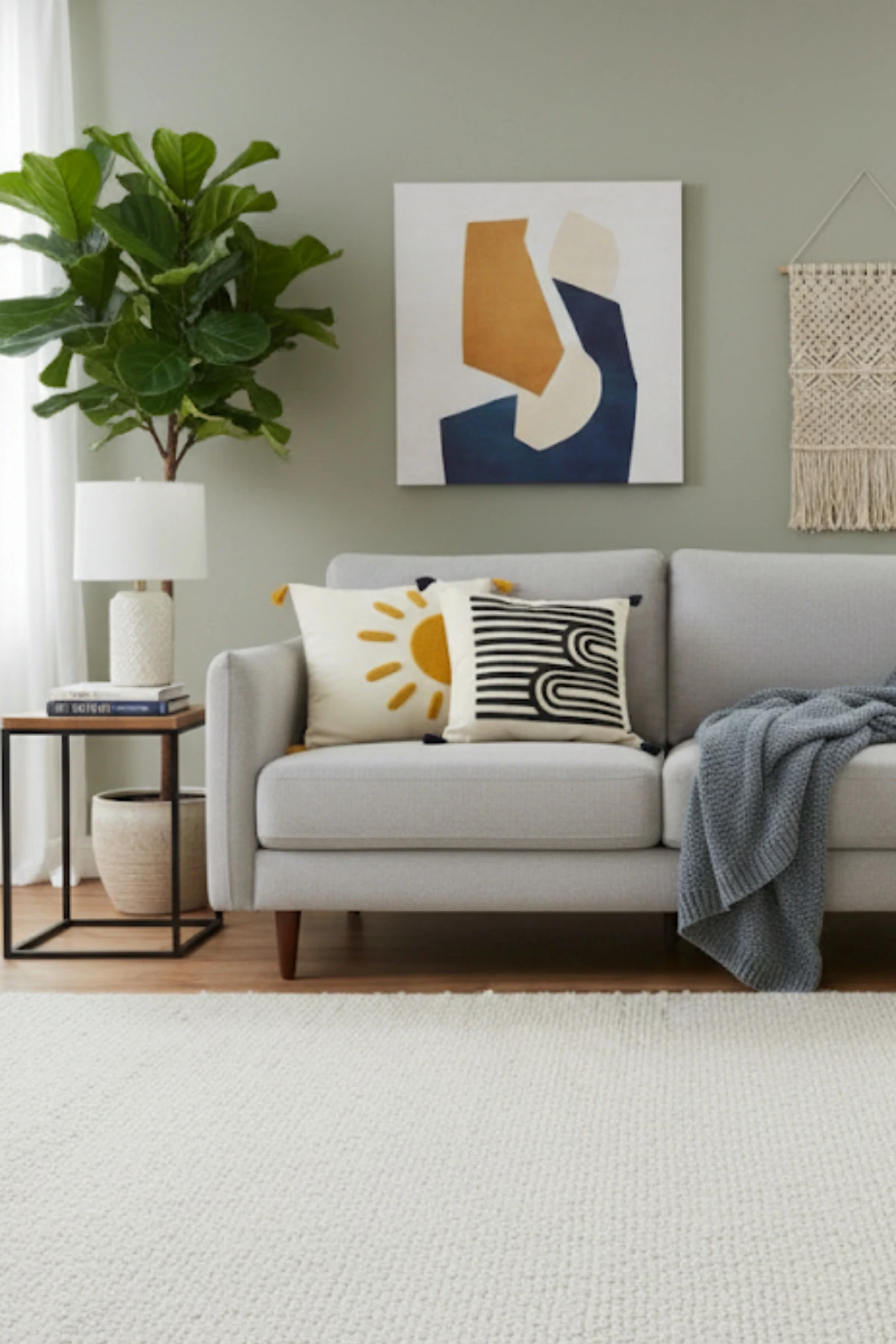 Modern Tasarım Punch İşlemeli Dekoratif 2'li Kırlent Kılıfı - Güneş-Çizgi Desen