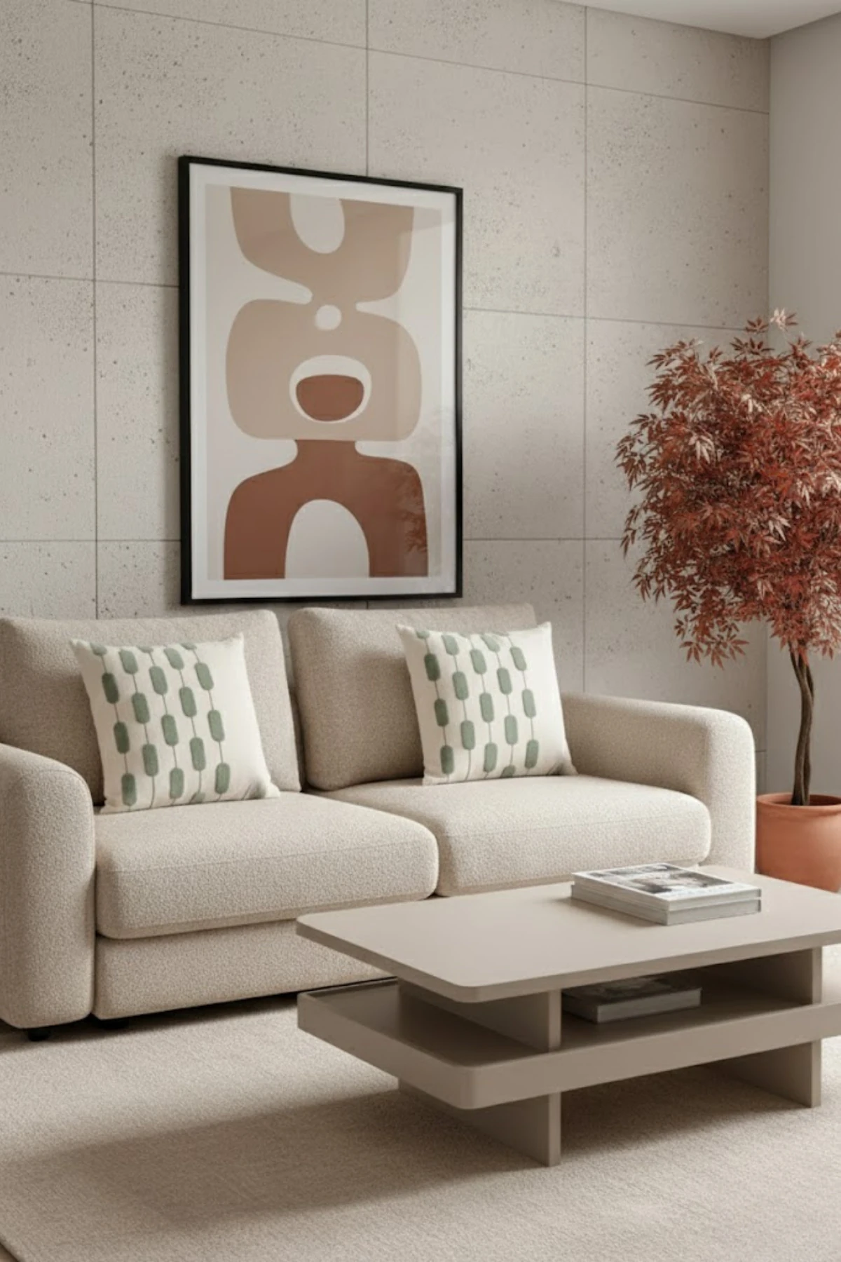 Modern Tasarım Punch İşlemeli Dekoratif 2'li Kırlent Kılıfı - Zincir Desen