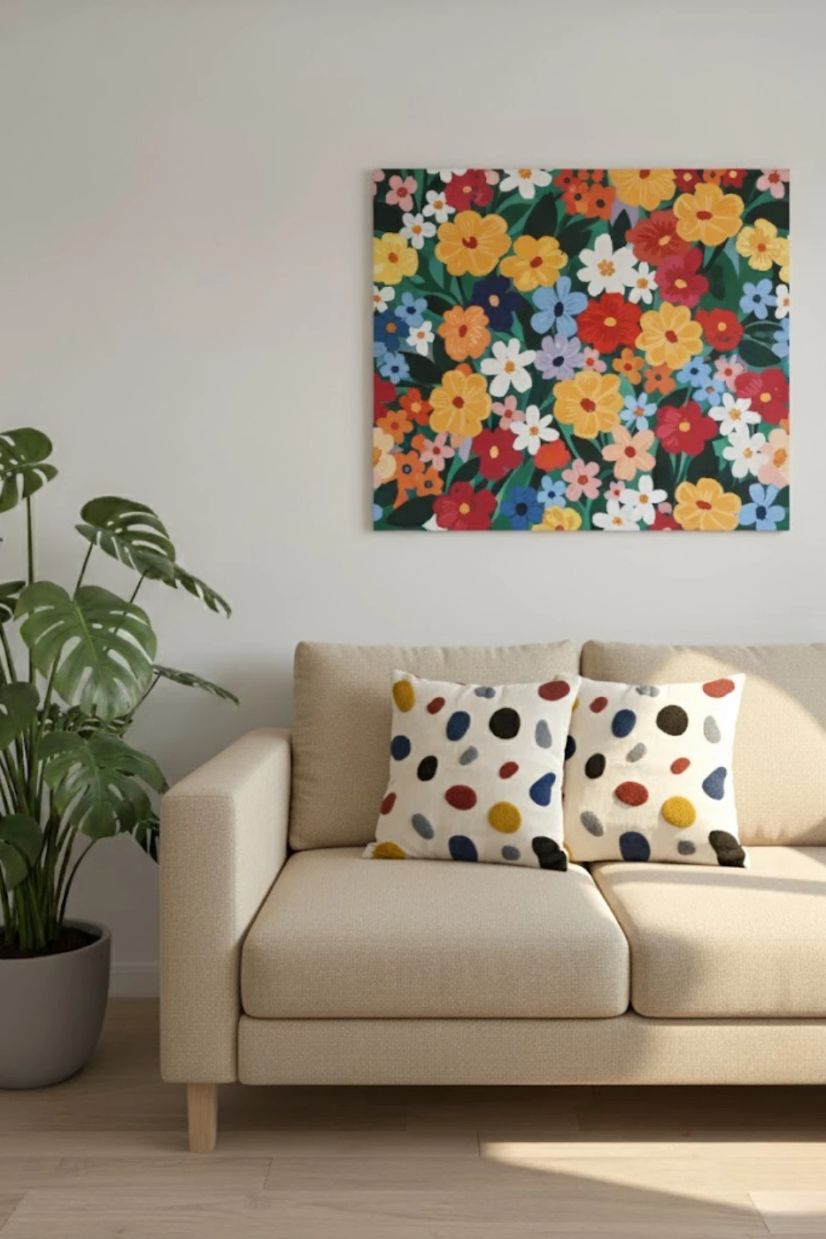 Modern Tasarım Punch İşlemeli Dekoratif 2'li Kırlent Kılıfı - Çakıl Taşı Desen