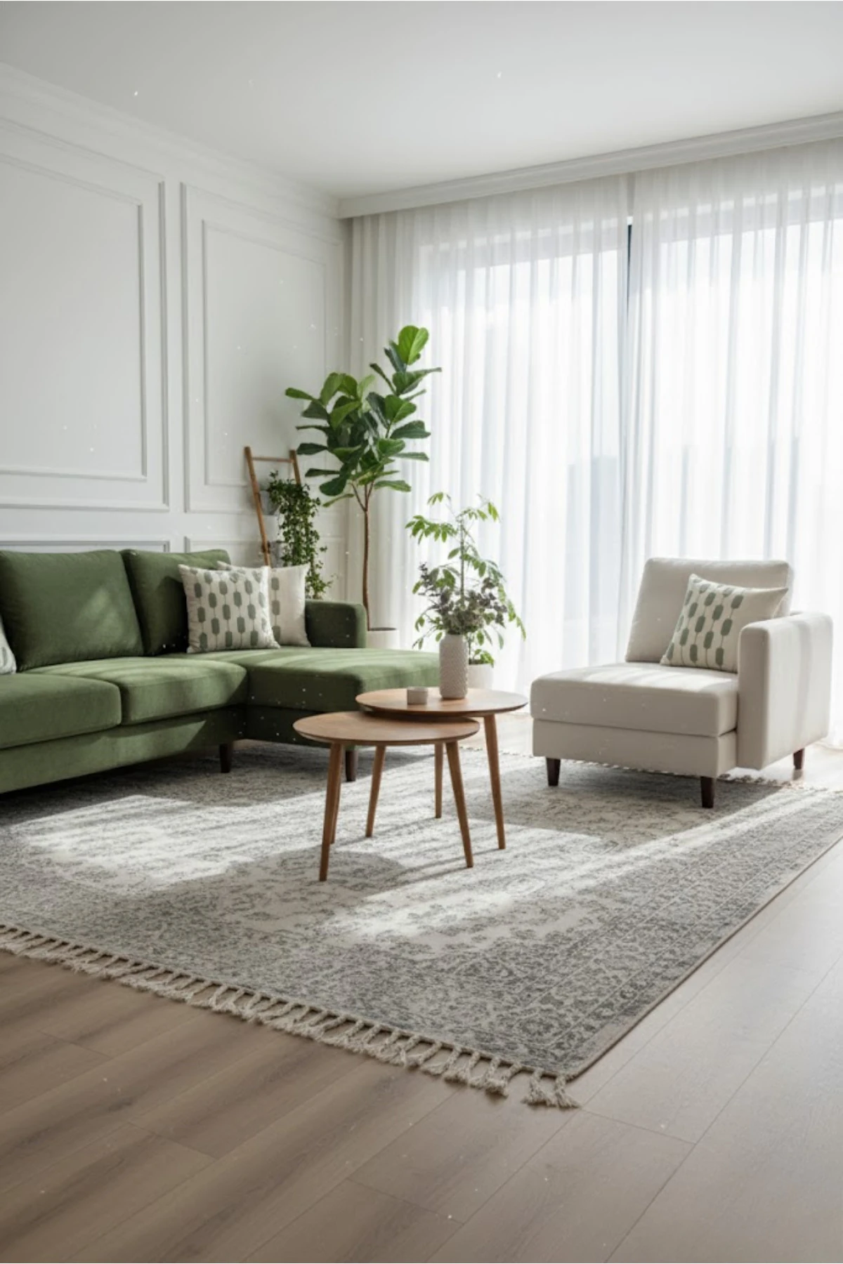 Modern Tasarım Punch İşlemeli Dekoratif 2'li Kırlent Kılıfı - Zincir Desen