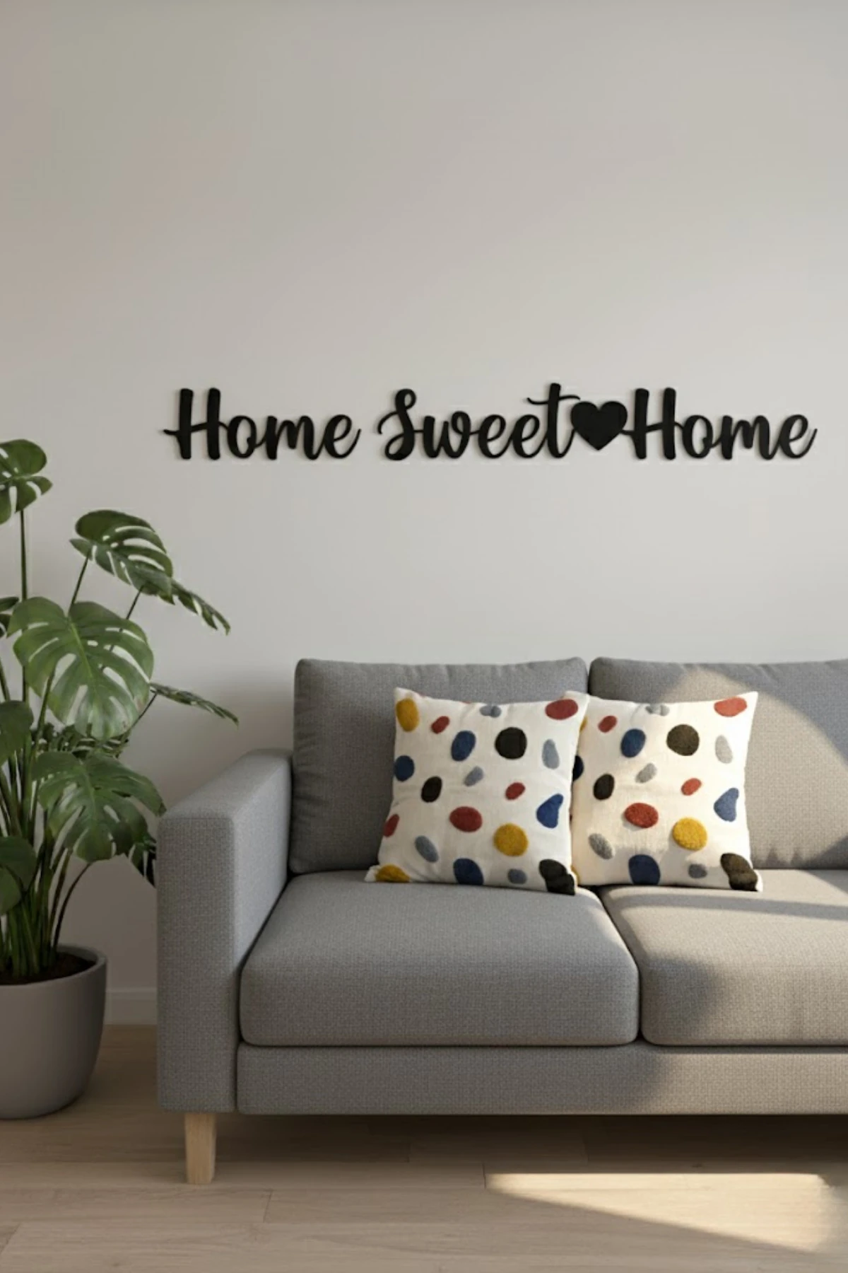 Modern Tasarım Punch İşlemeli Dekoratif 2'li Kırlent Kılıfı - Çakıl Taşı Desen