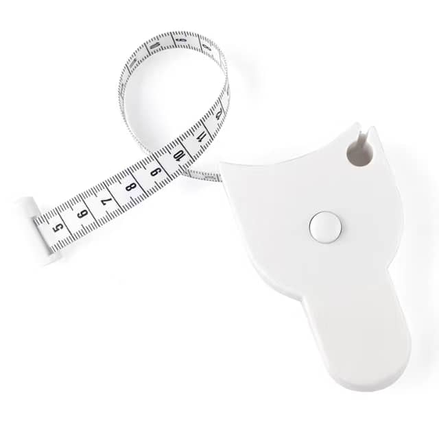 Vücut Ölçüm Mezurası Beyaz (50 Adet) Baskısız