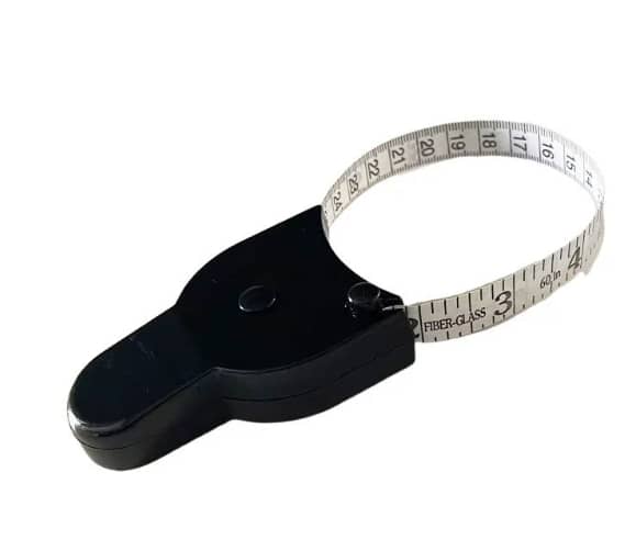 Vücut Ölçüm Mezurası Siyah (1 Adet) Baskısız