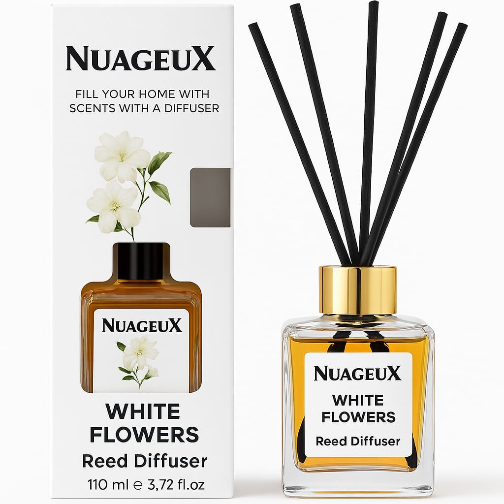 NUAGEUX OADA KOKUSU -WHITE FLOWERS