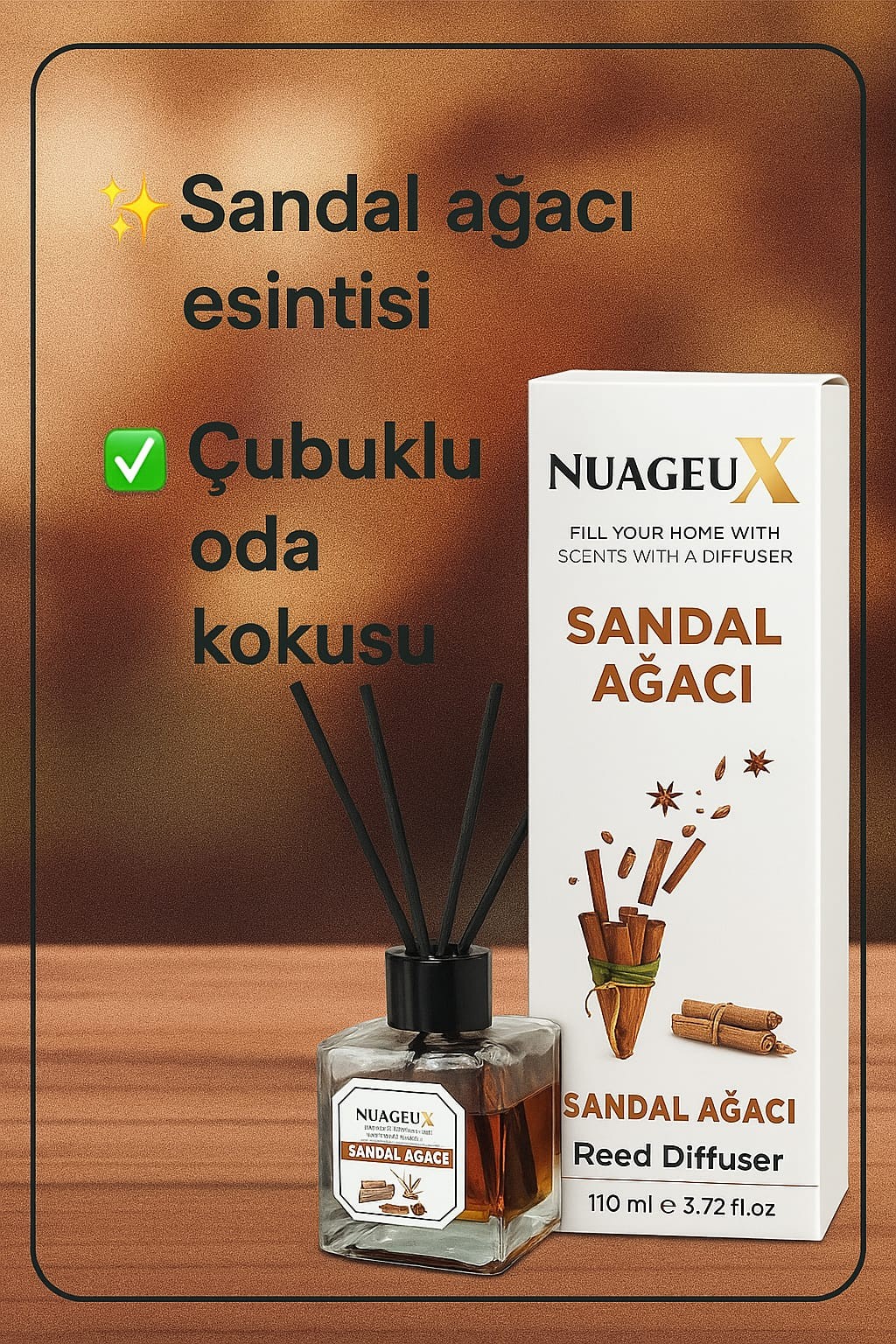 NUAGEUX-SANDAL AĞACI ODA KOKUSU