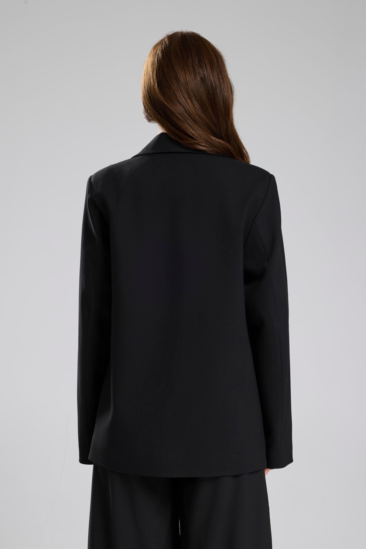Kadın Tüvit Kumaş Detaylı Tasarım Blazer Ceket