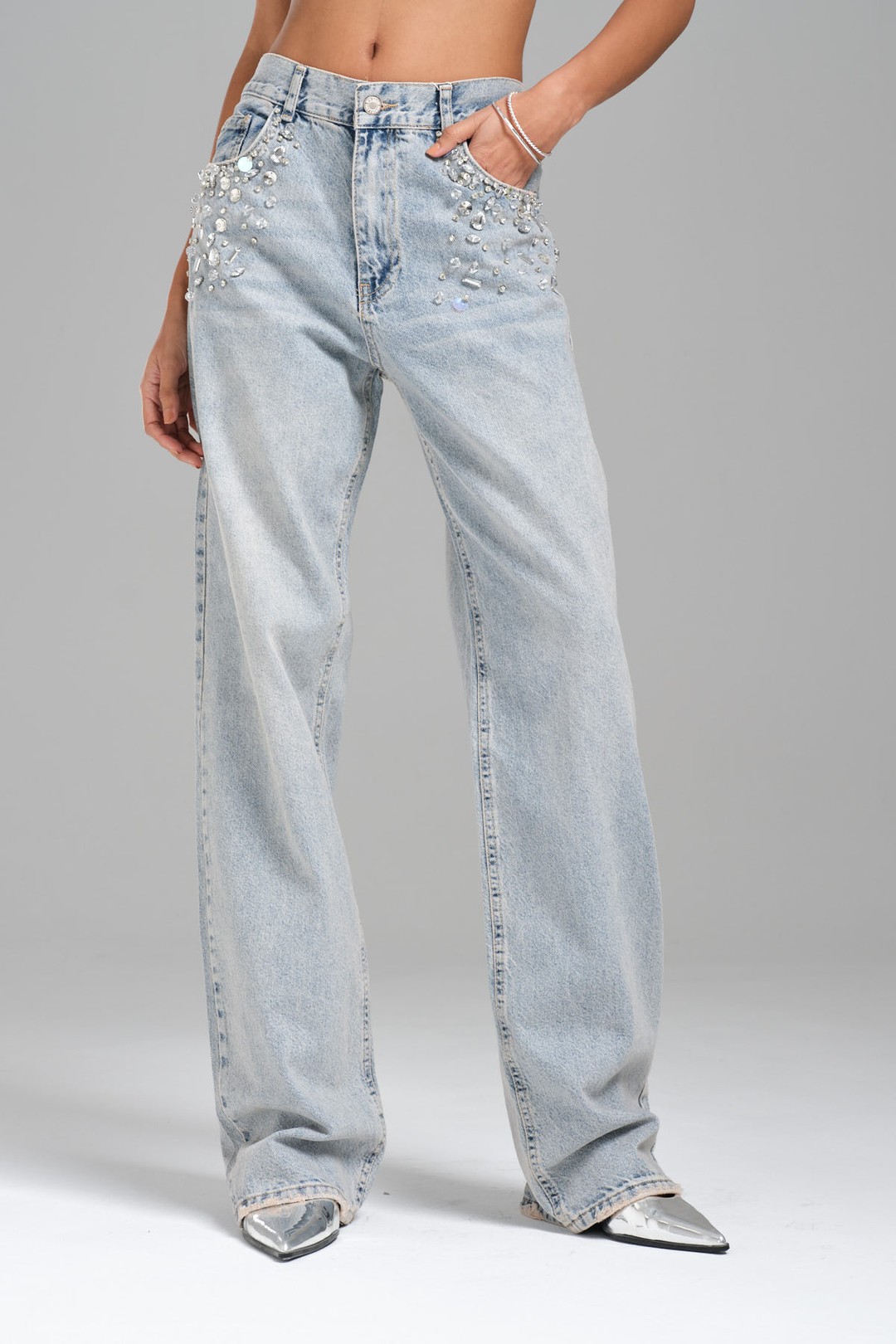 【SATIIIZ】Lian Pintuck Wide Denim Pants SATIIIZ】Kedin Pintuck Wide Denim Pants (SATiiiZ/デニム
