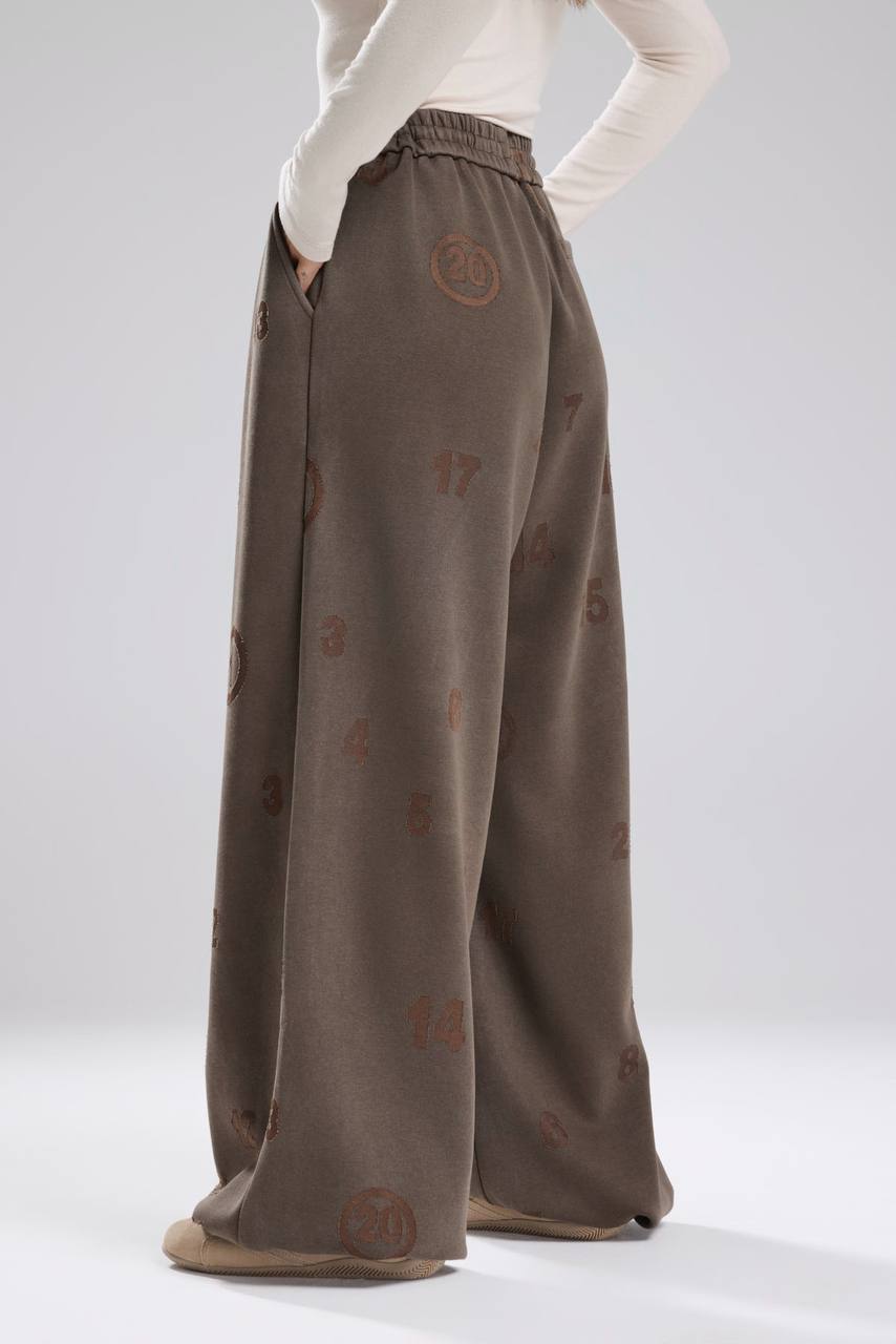 Kadın Yıkamalı Lazer Yakmalı Tasarım Eşofman Takımı