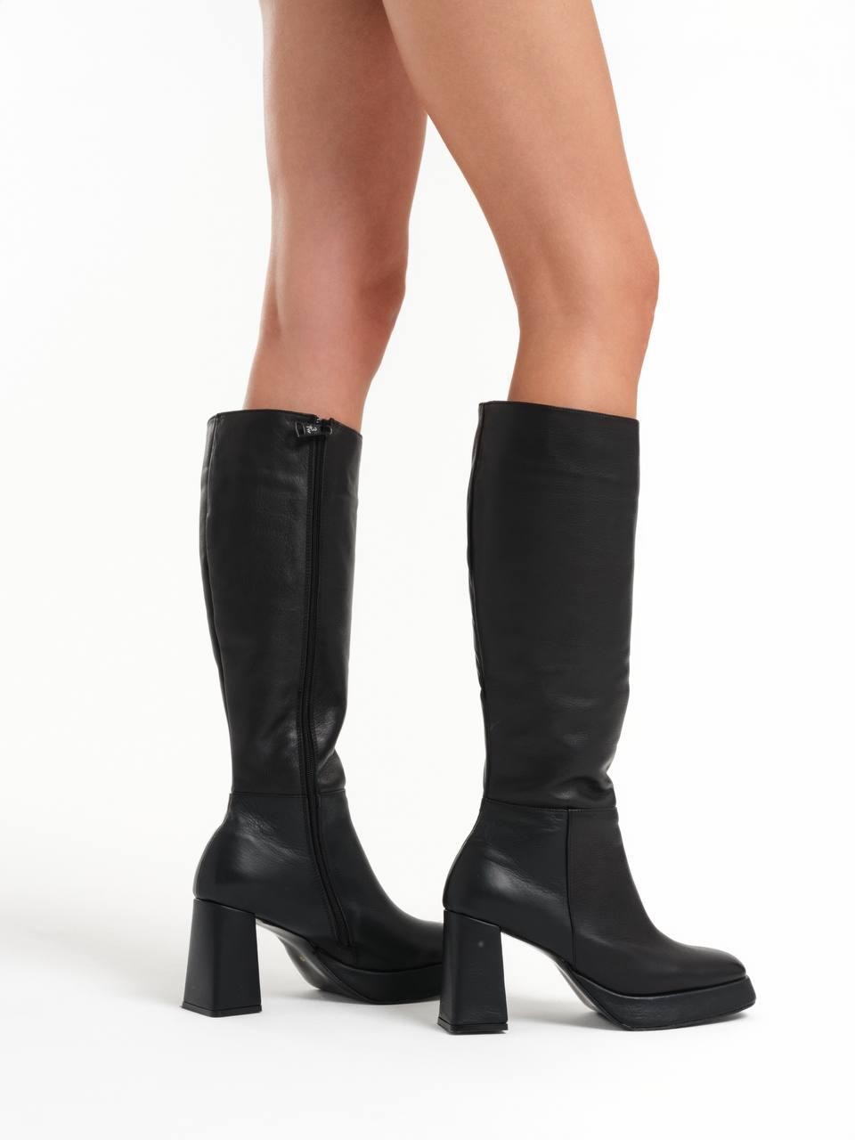 Genuine Leather Long Boots