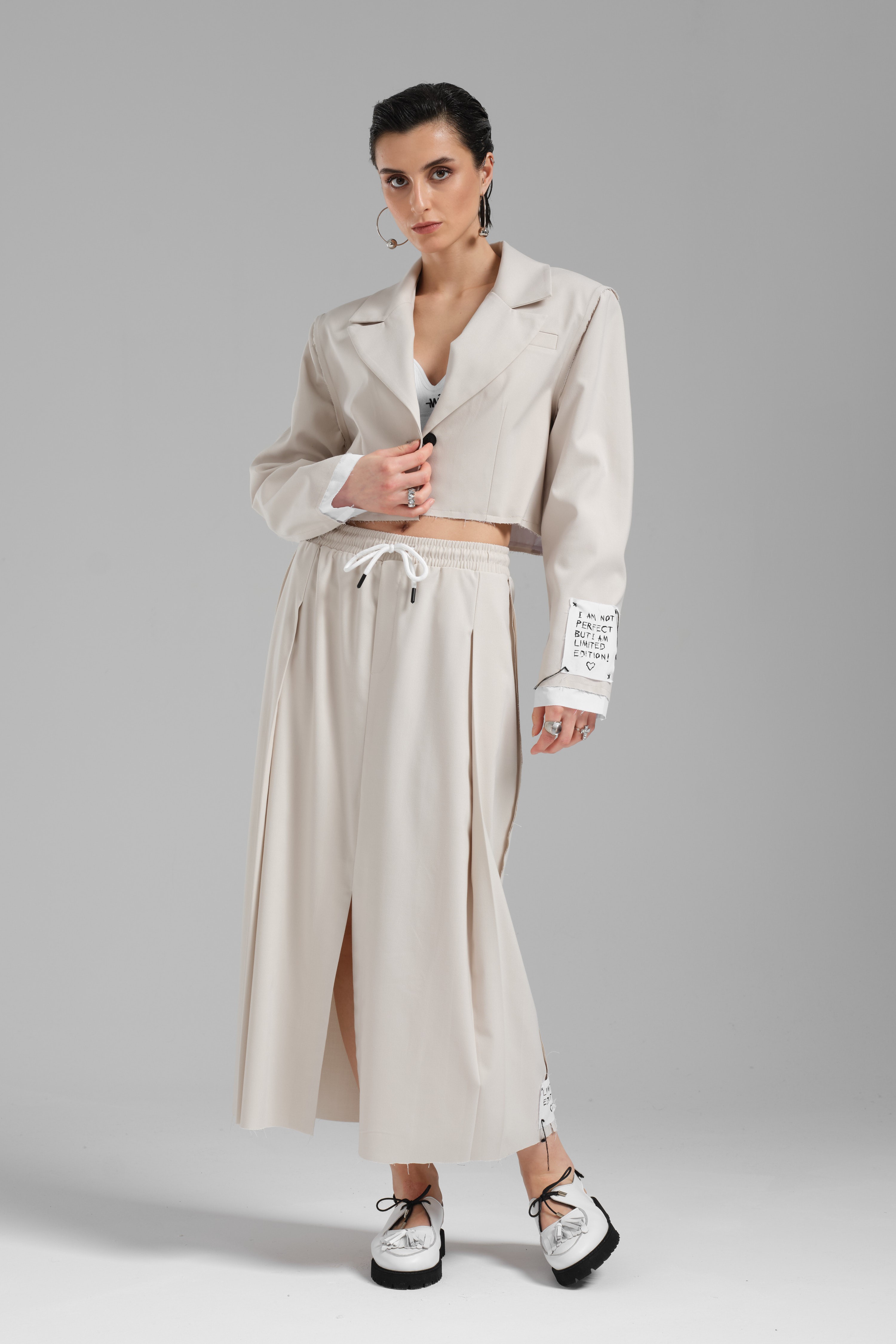 Women's Applique Detail Design Long Skirt