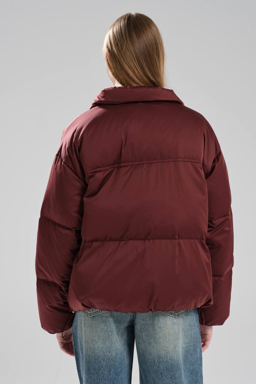 Kadın Su Geçirmez Kumaş Kaz Tüyü Dolumlu Tasarım Mont