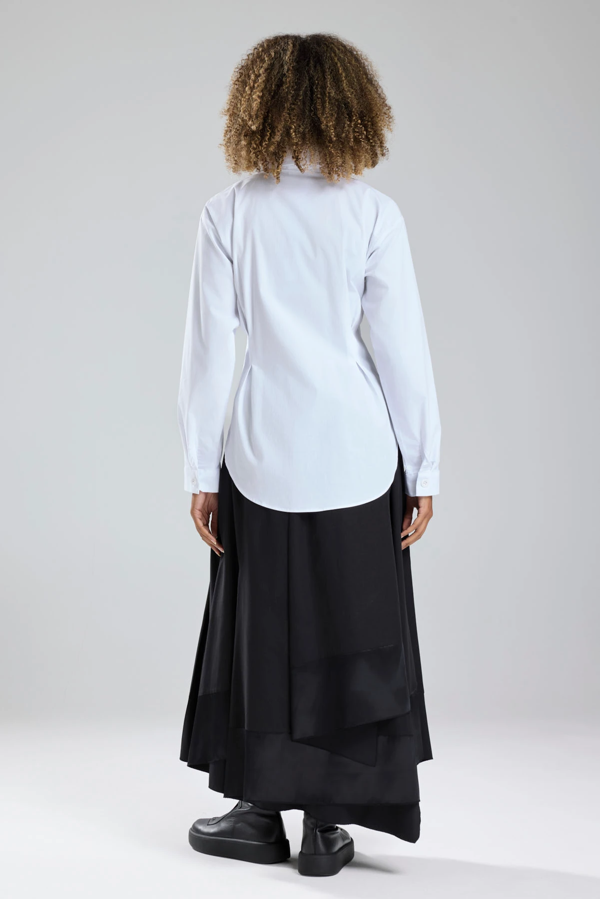 Kadın Belden Oturtmalı Özel Tasarım Gömlek