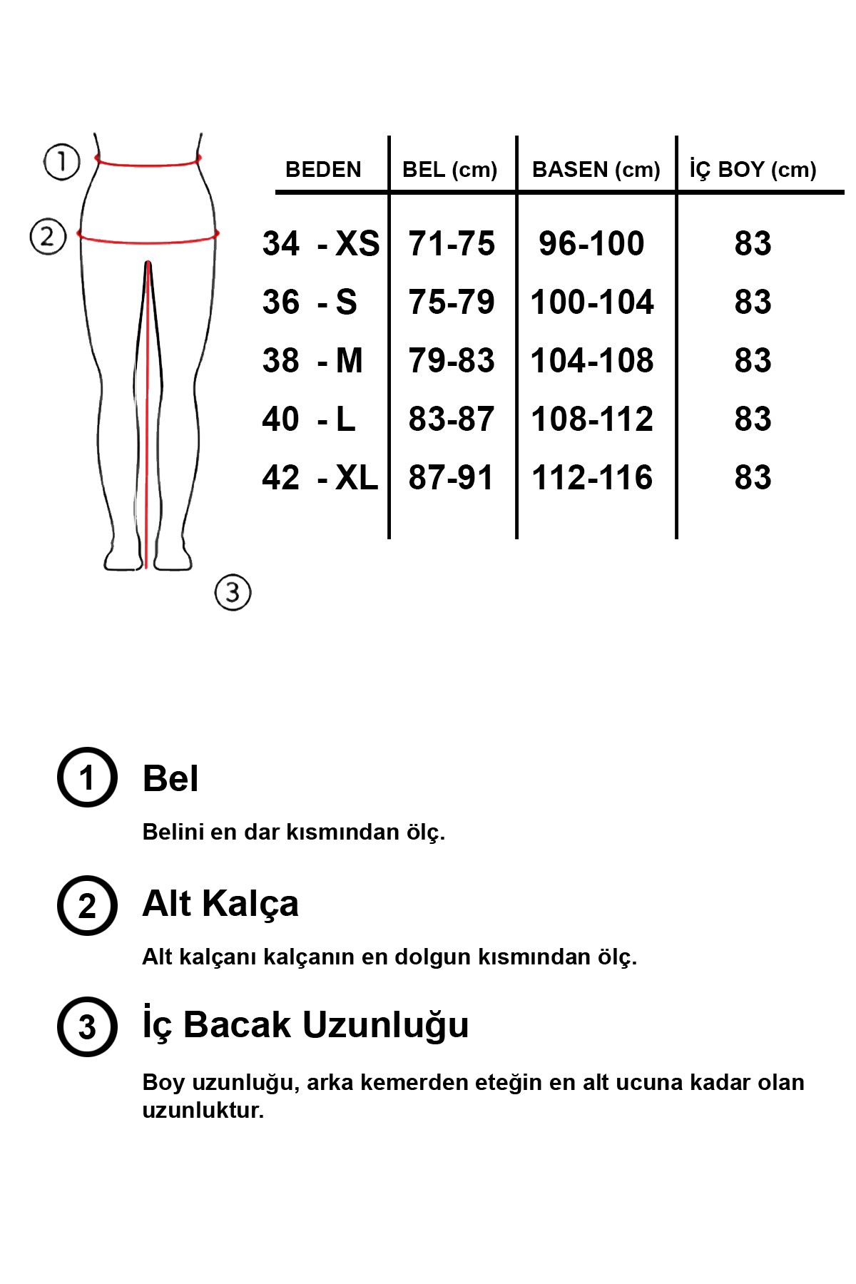 Kadın Mavi Kot Rengi Palazzo Fit %100 Koton Denim Jean