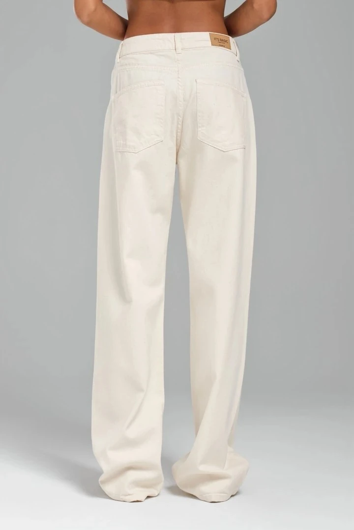 Kadın Önü Yapıştırma Taş Detaylı Tasarım Jean