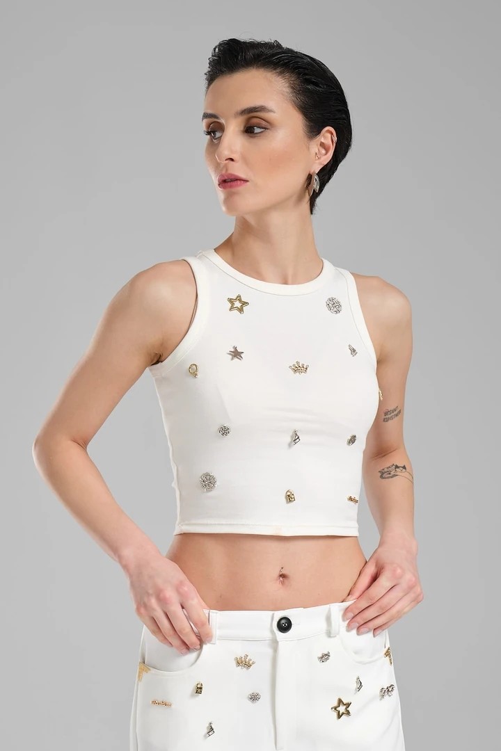 Women's Accessories Detailed Design Crop