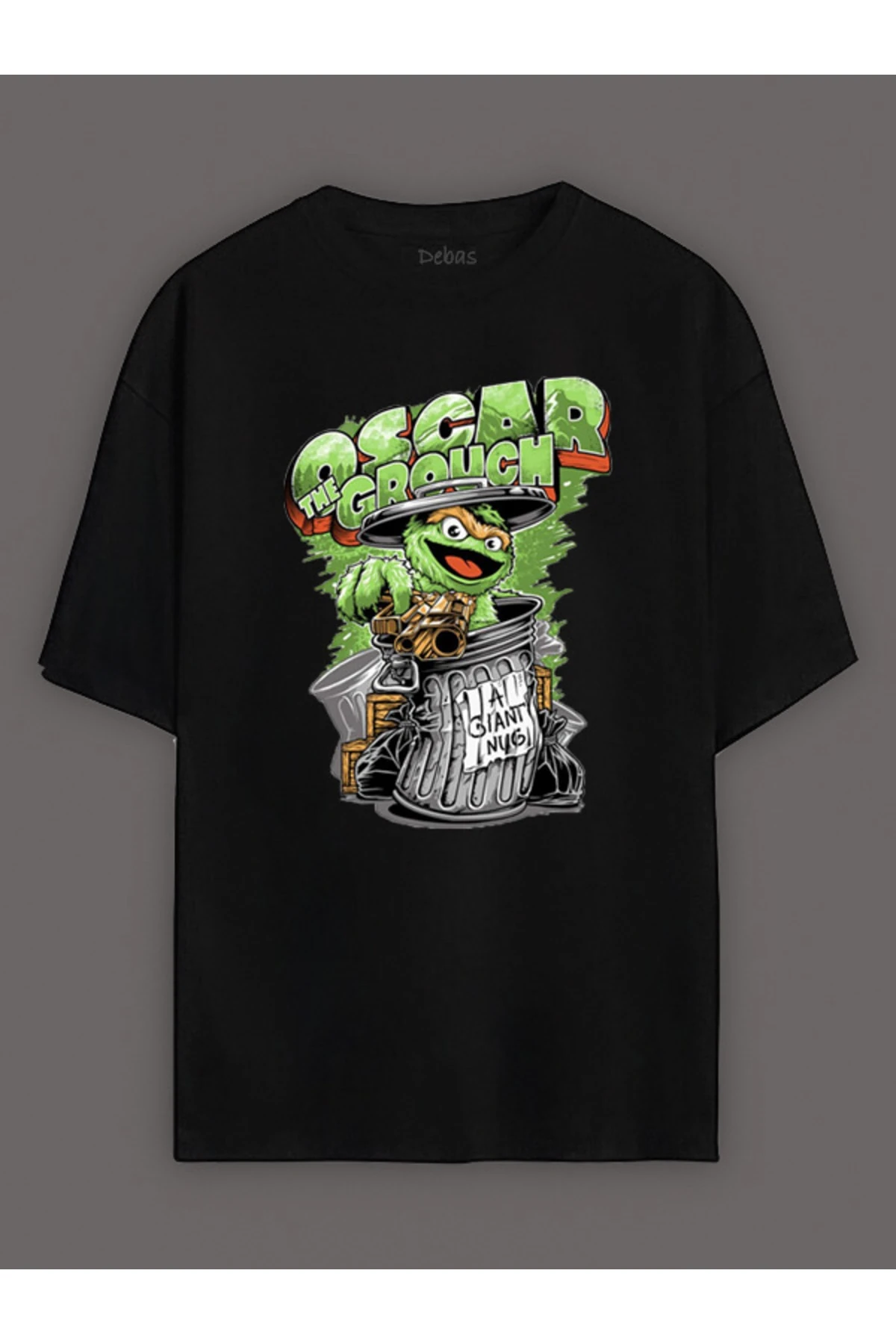 Unısex Baskılı Oversize T Shirt