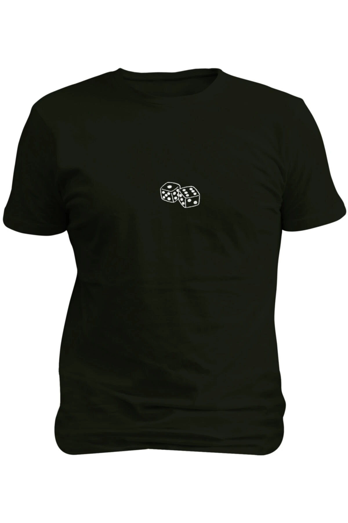 Siyah Ünisex Keep Marshmello Beyaz Baskılı T-shirt