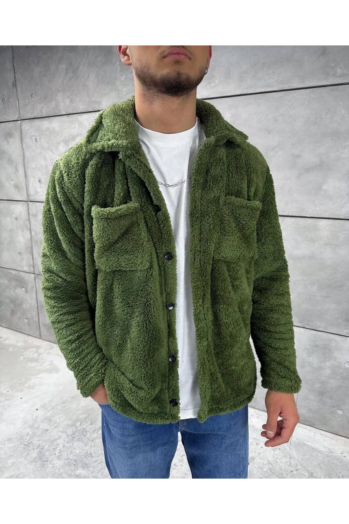 Stil Sahibi Erkek Grafik T-Shirt – Siyah Ceketli Güneş Gözlüklü Urban Tasarım PELUŞ GÖMLEK