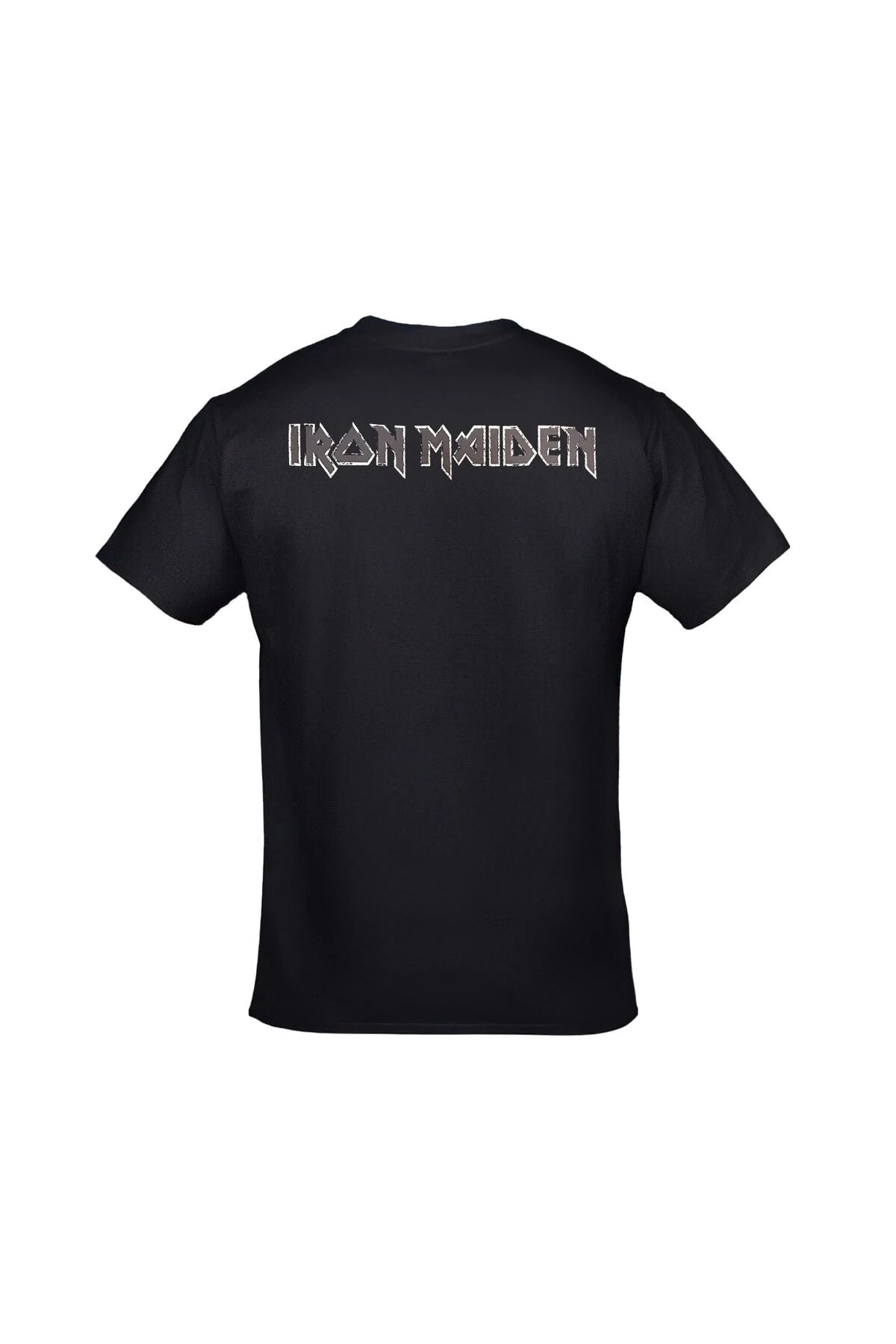 Iron Maiden Number Of The Beast Unisex Ön Arka Baskılı Siyah T-shirt